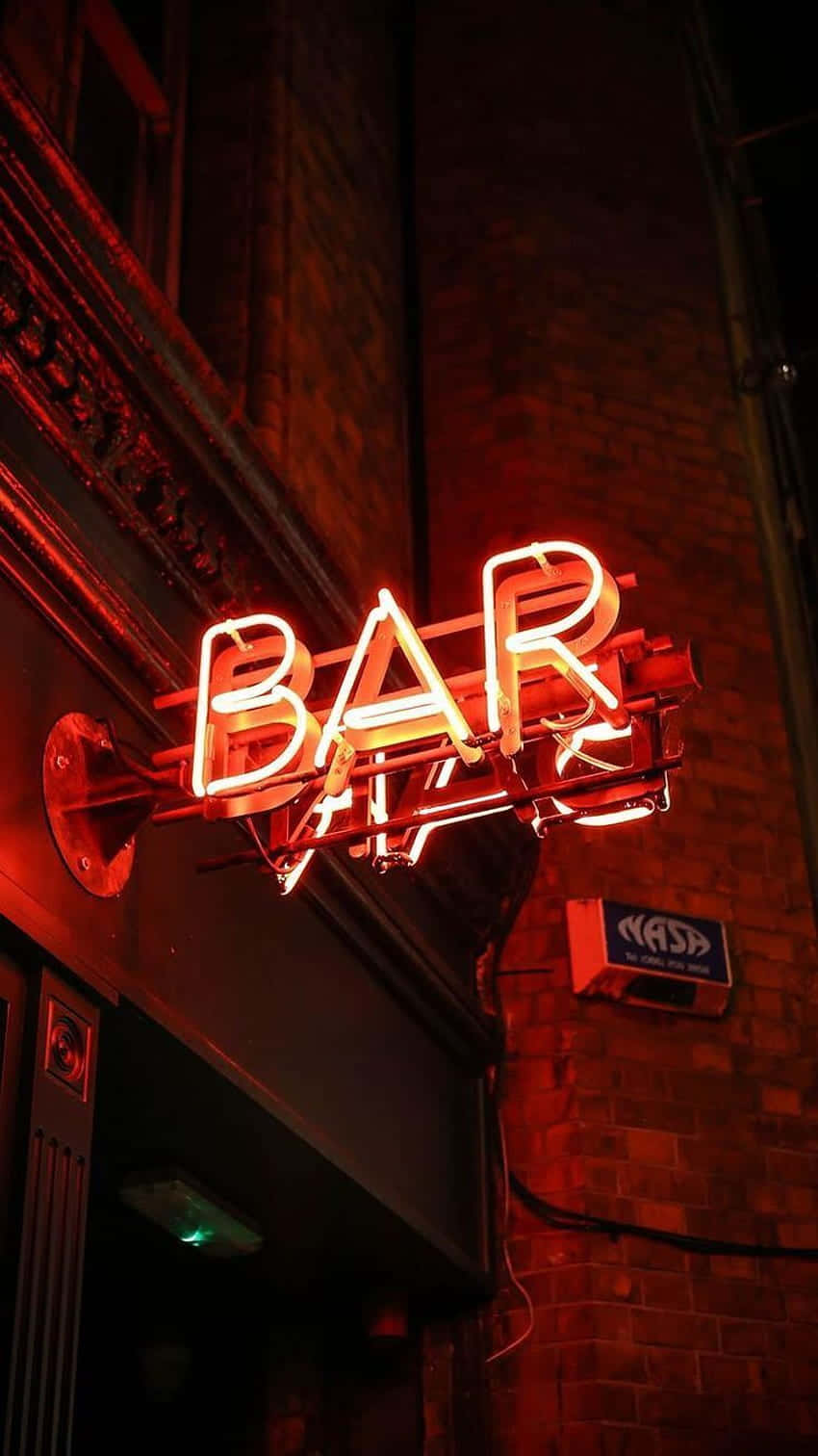 Άφησε την εσωτερική σου λάμψη να φανεί με το Neon Red Aesthetic Ταπετσαρία