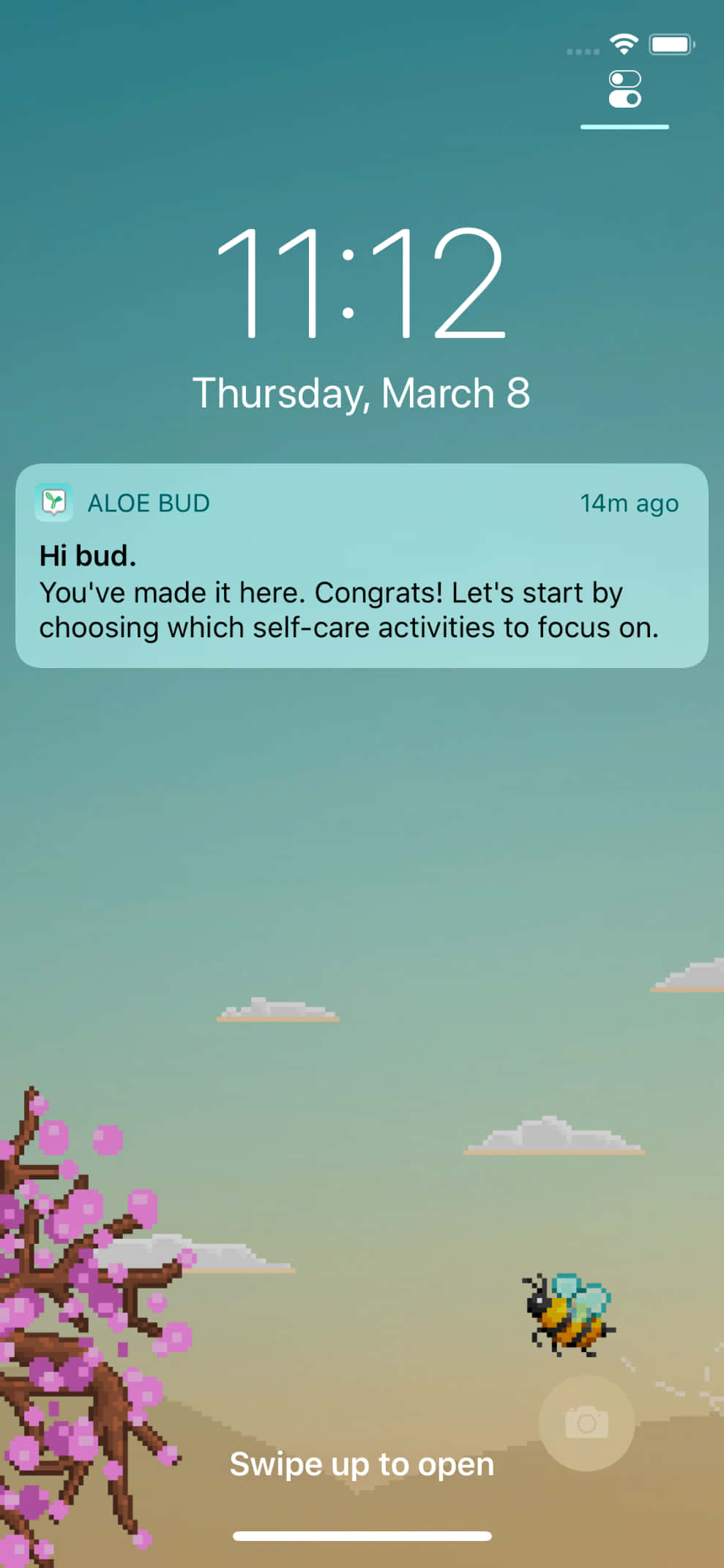 ένα στιγμιότυπο οθόνης της εφαρμογής beekeeper Ταπετσαρία
