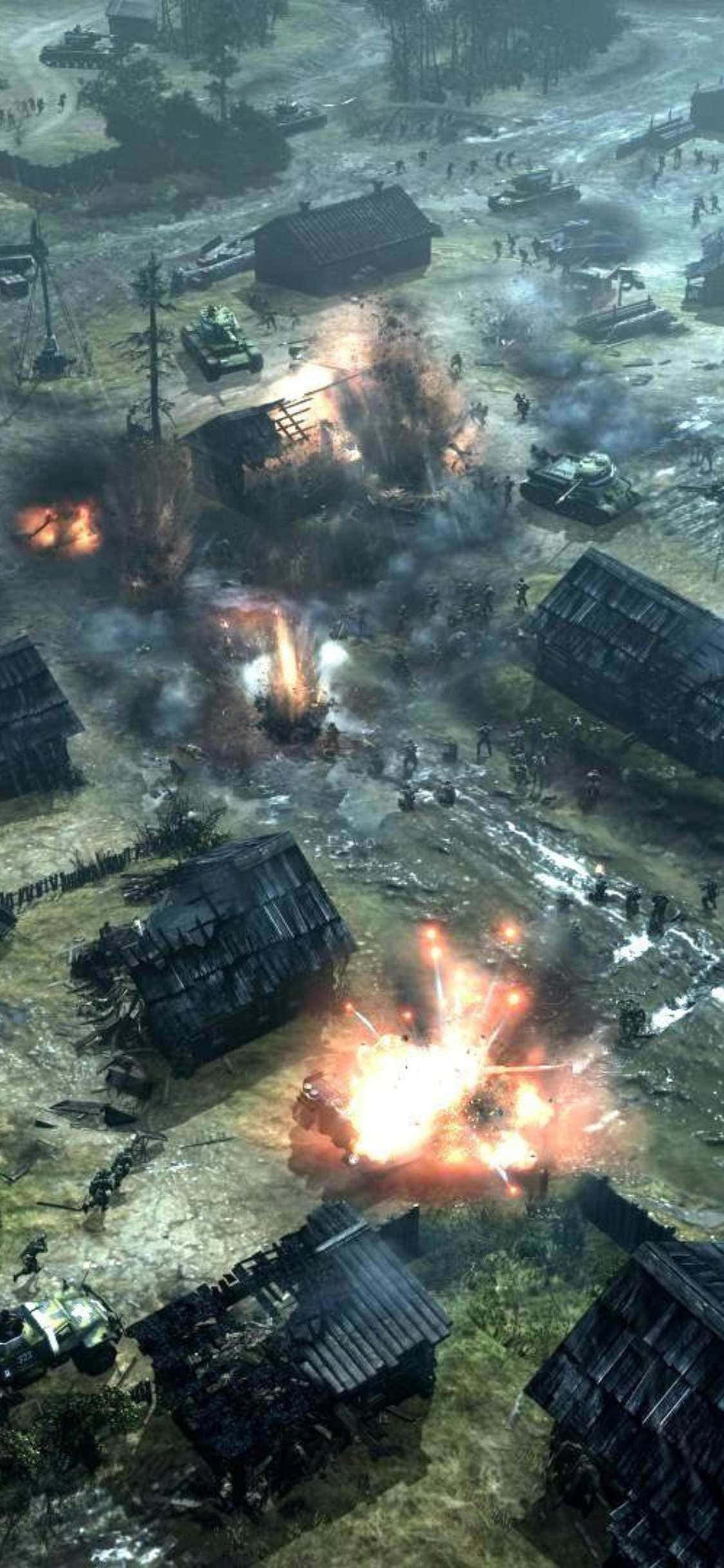 Ένα Συναρπαστικό Παιχνίδι Πολέμου στο iPhone XS: Company of Heroes 2 Ταπετσαρία