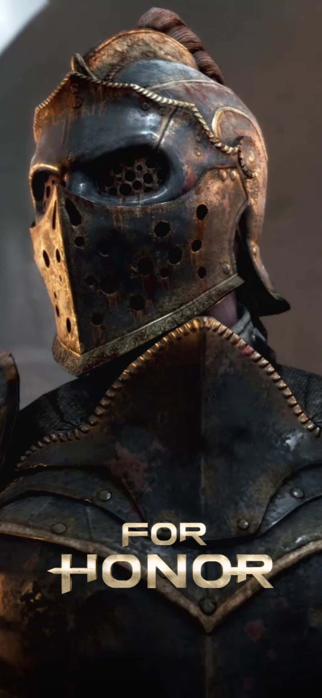 ένας άντρας με πανοπλία με τις λέξεις for honor Ταπετσαρία