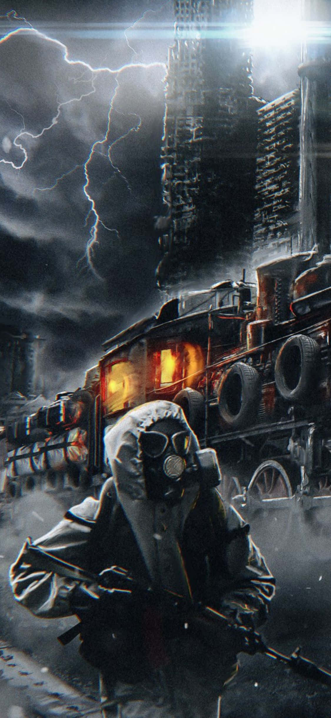 Ένας μυστηριώδης κόσμος σας περιμένει στο Metro Exodus για iPhone X Ταπετσαρία