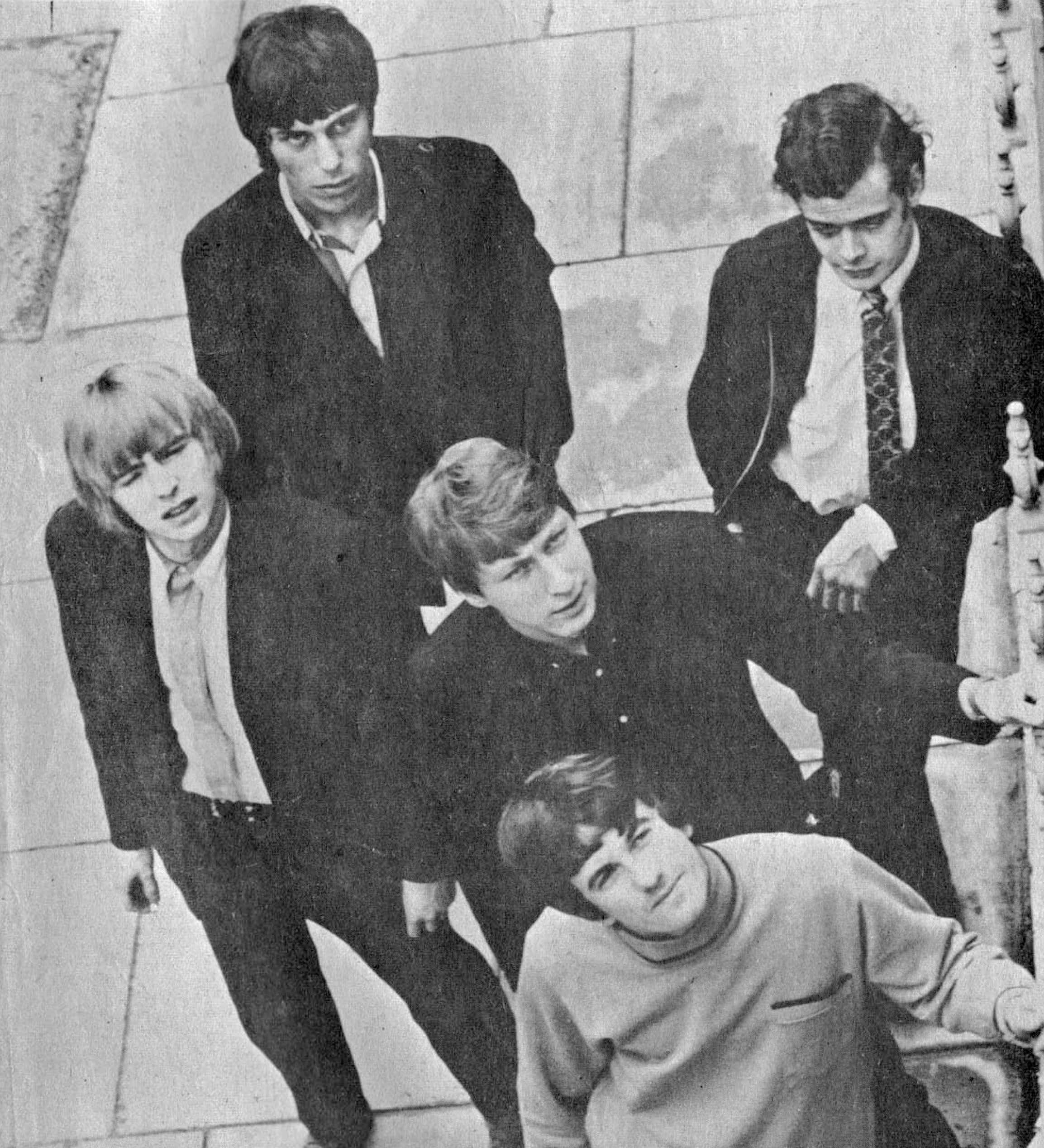Αγγλικό Ροκ Συγκρότημα Yardbirds Κορυφαία Θέα Ταπετσαρία