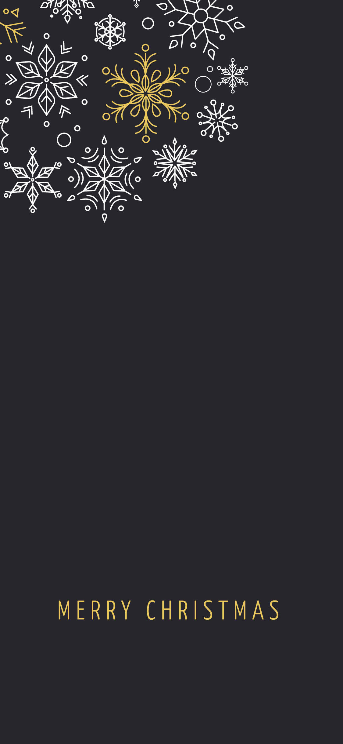 Αισθητικές Νιφάδες Χιονιού Χριστούγεννα iPhone Ταπετσαρία