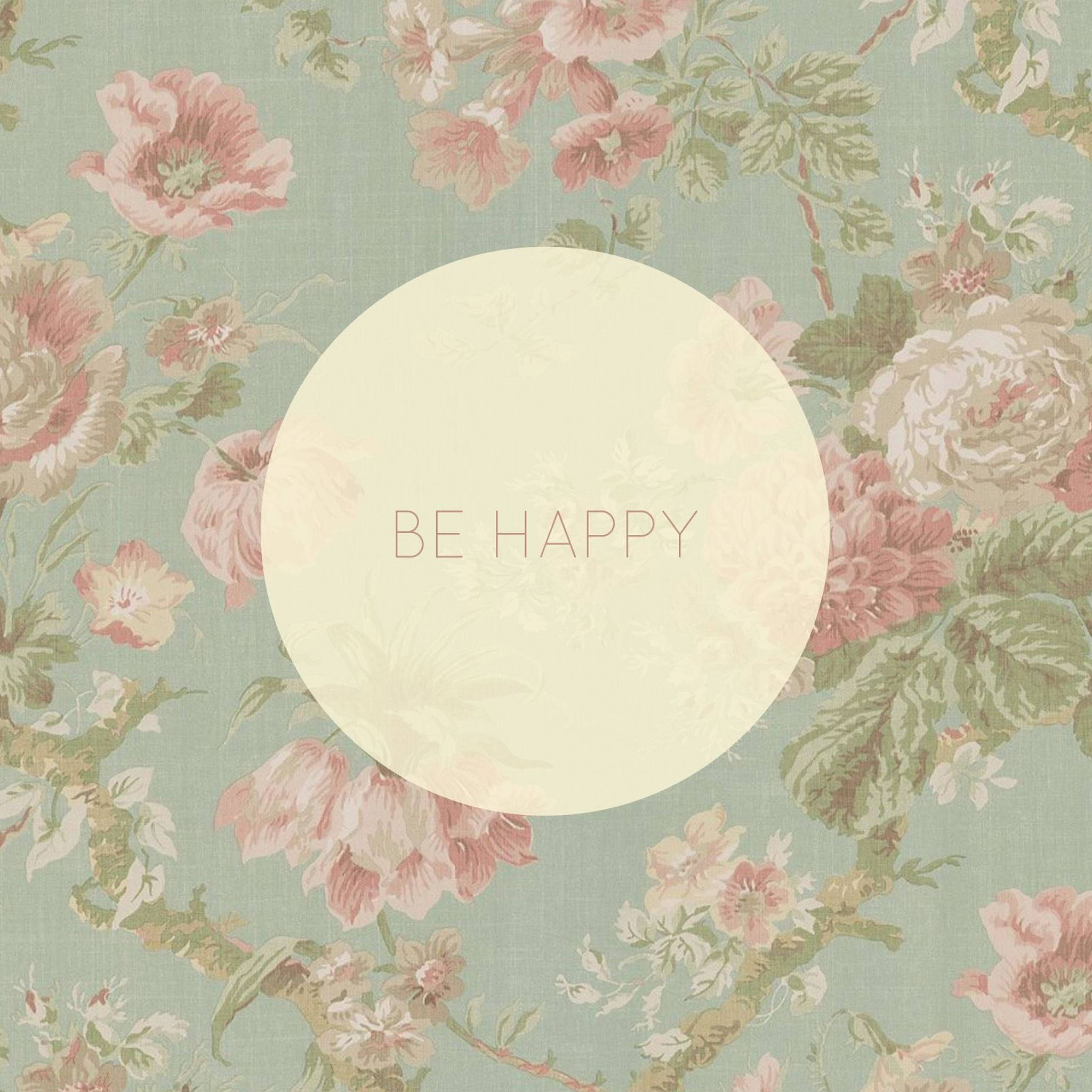Αισθητική Be Happy για iPad Ταπετσαρία
