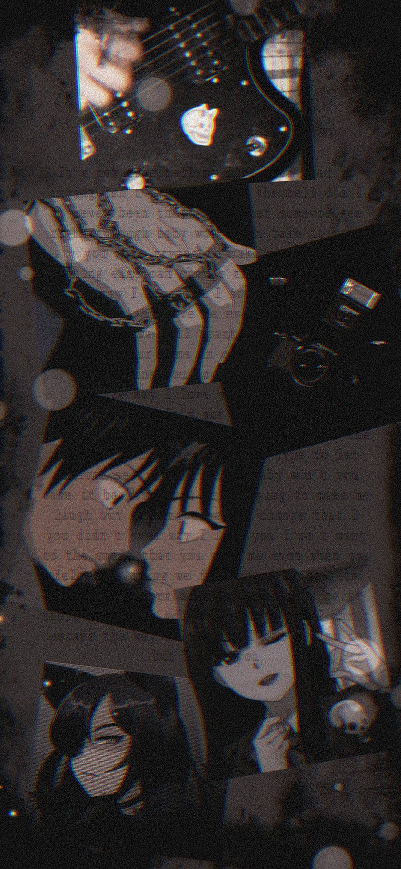 Αισθητική Emo Anime Ταπετσαρία