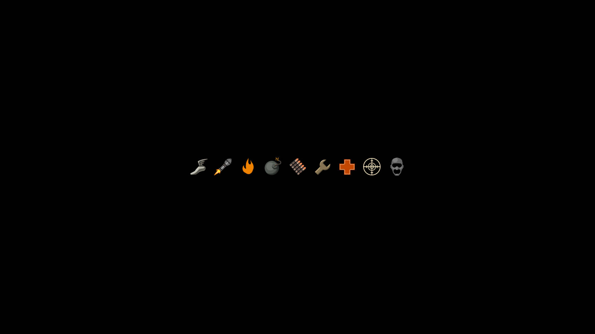 Αισθητική Minimalist Φορητού Υπολογιστή με Όπλα του Team Fortress 2 Ταπετσαρία