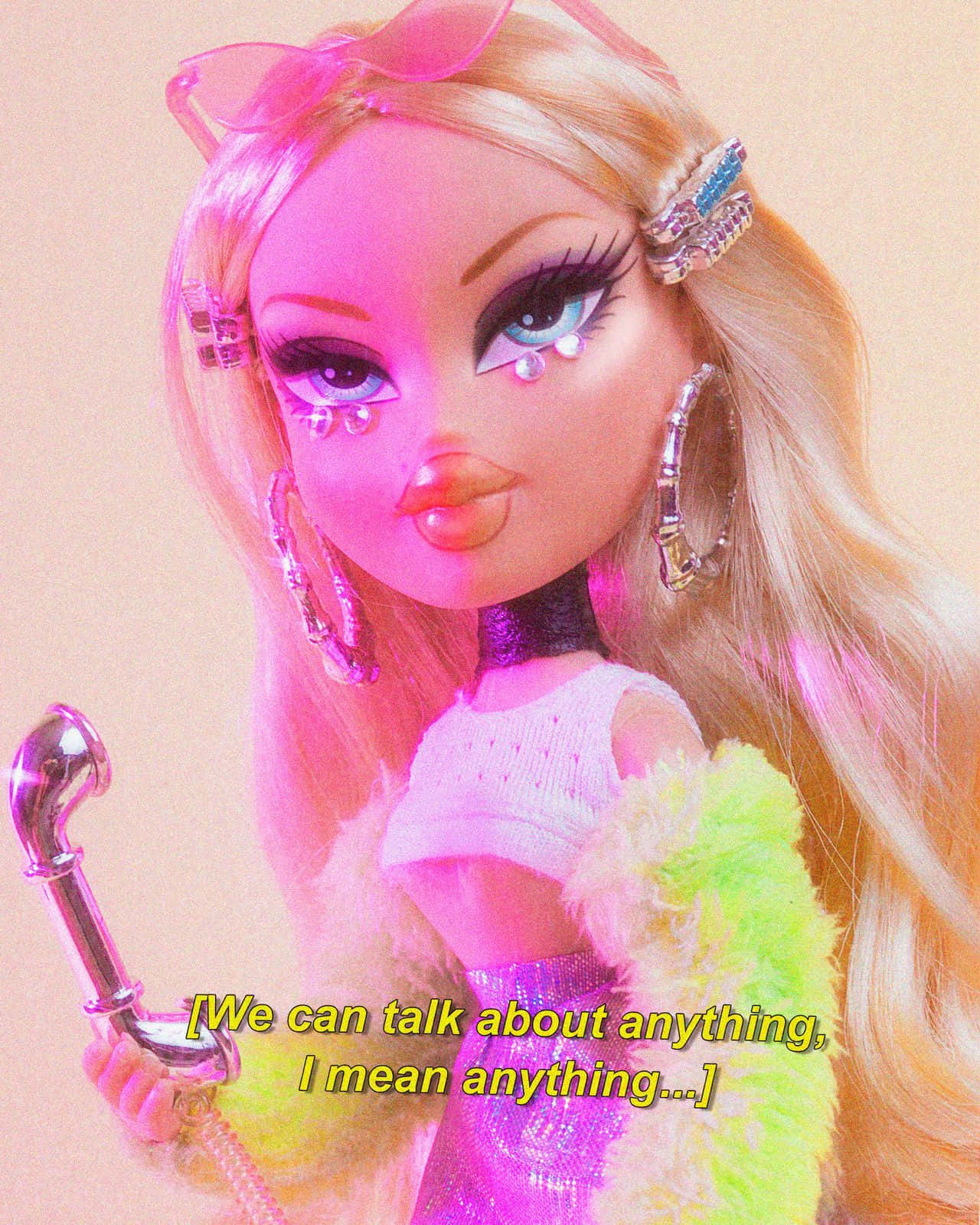 Αισθητική Κούκλα Bratz Chloe Αποφθέγματα Ταπετσαρία