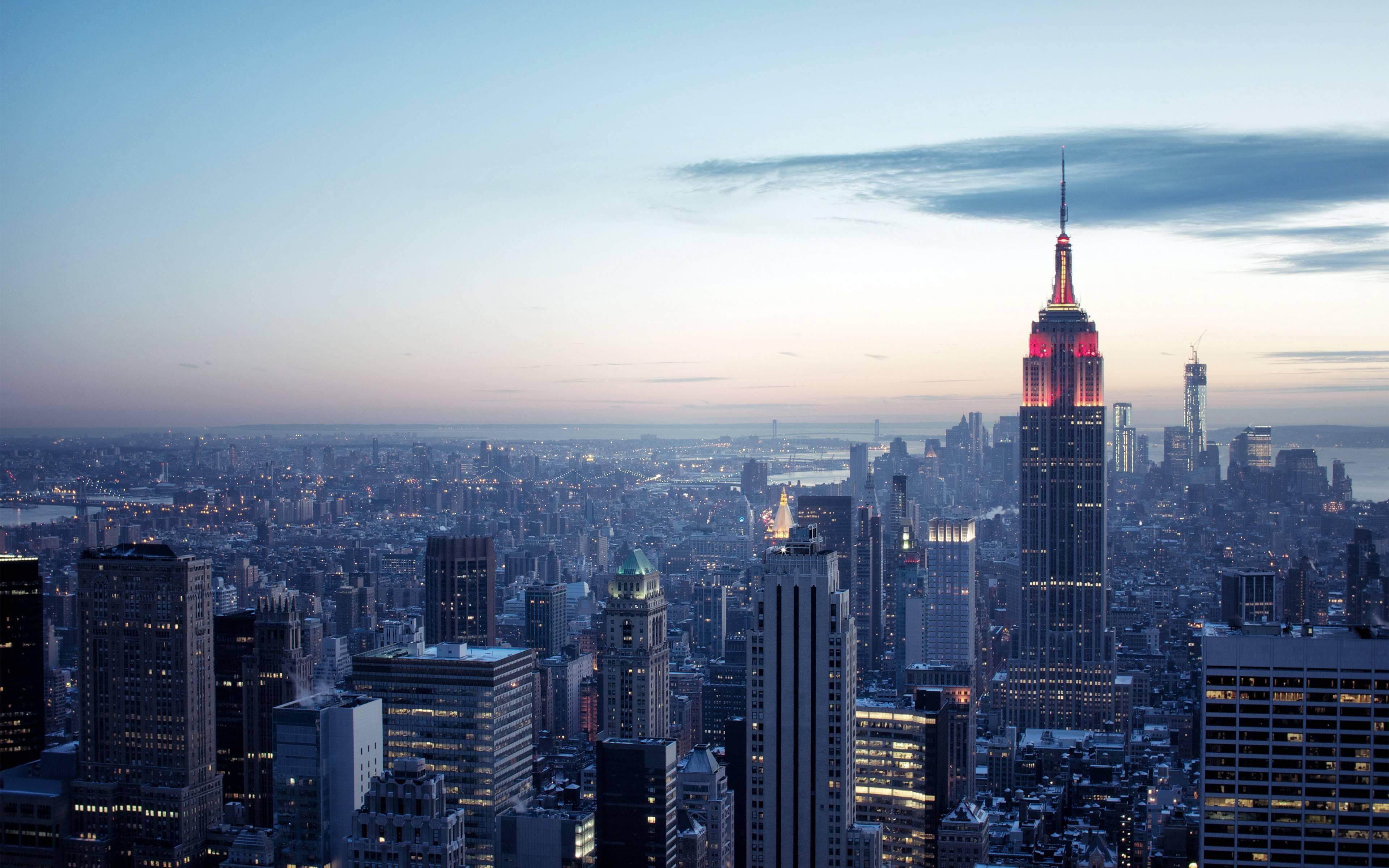 Αισθητική Νέας Υόρκης Empire State Building Ταπετσαρία