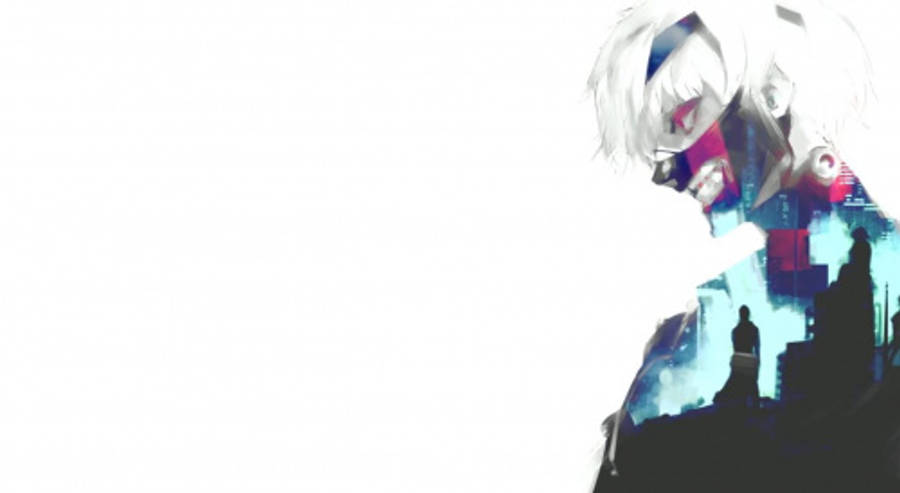 Αισθητική του Tokyo Ghoul με Σιλουέτα του Ken Ταπετσαρία