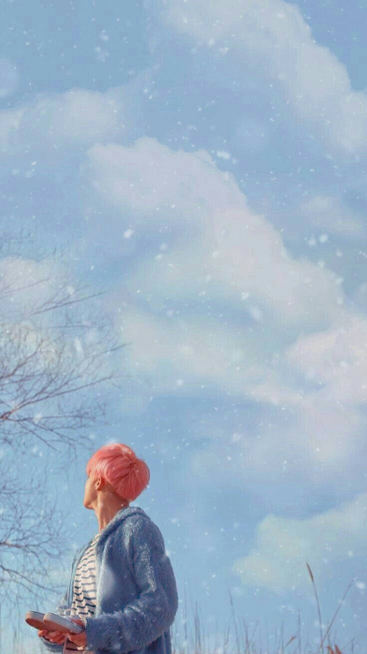 Αισθητικό Bts Jimin με Καρδιά Ταπετσαρία