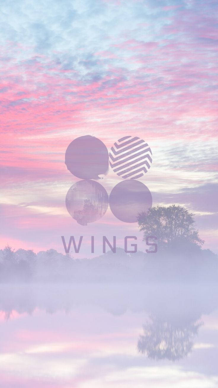Αισθητικό Bts Purple Wings Album Ταπετσαρία