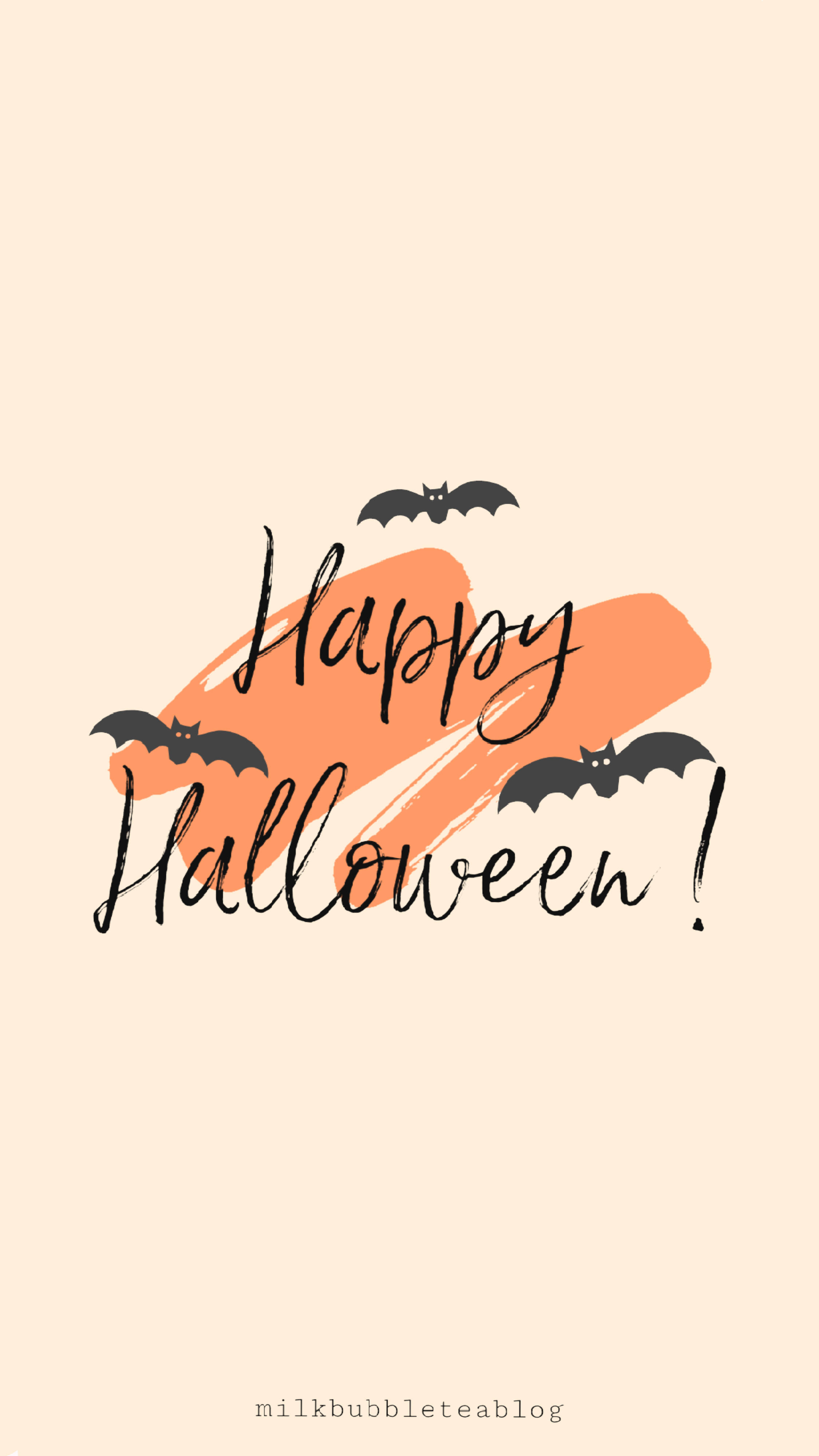 Αισθητικό Happy Halloween για iPhone Ταπετσαρία