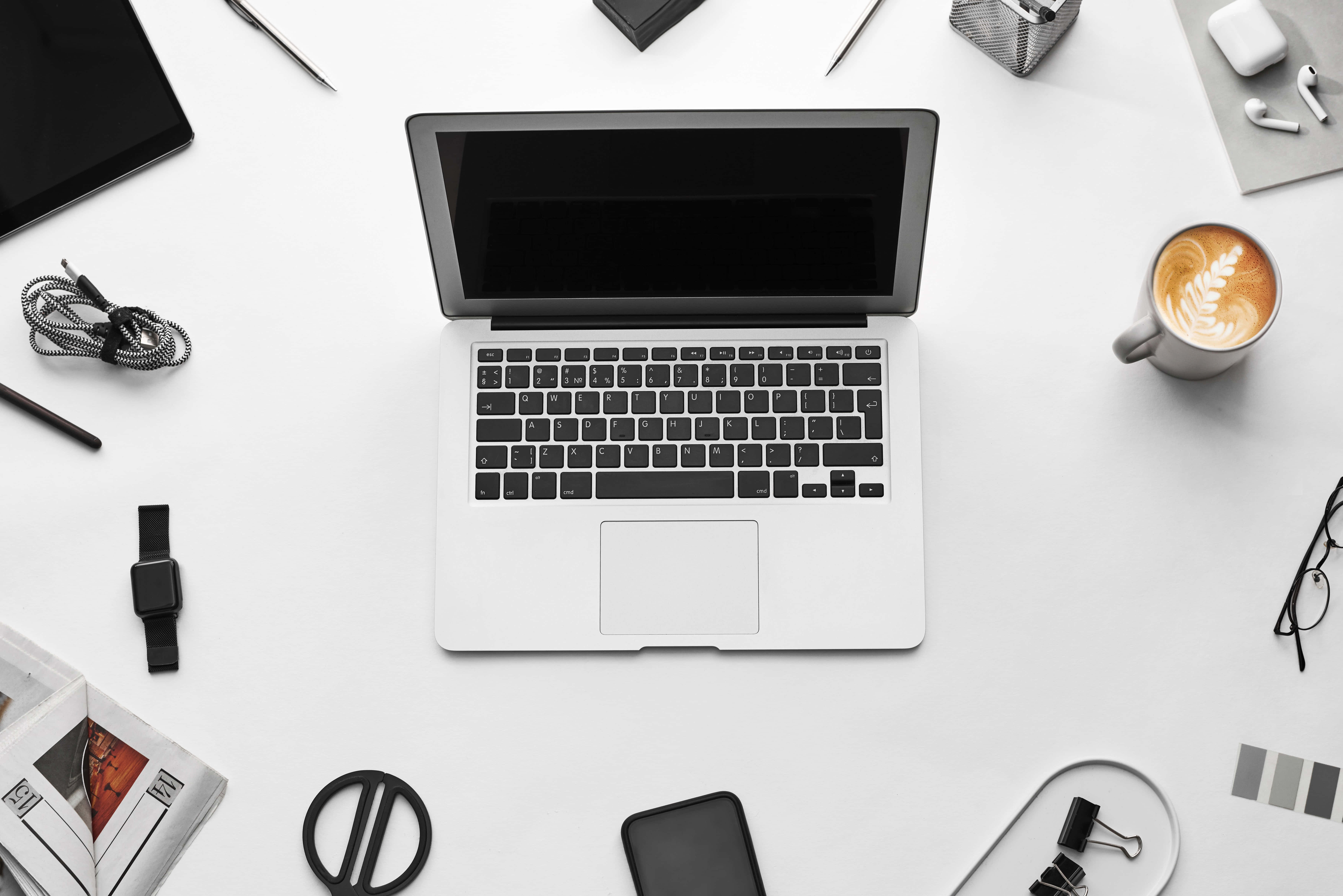 Αισθητικό MacBook σε ένα τέλειο περιβάλλον Ταπετσαρία