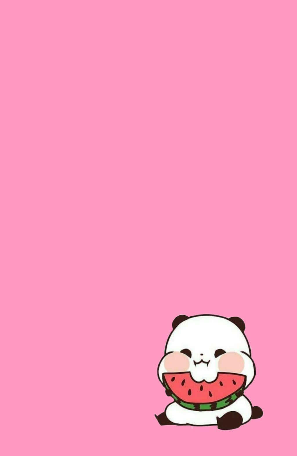 Αισθητικό Ροζ Kawaii Yururin Panda Ταπετσαρία