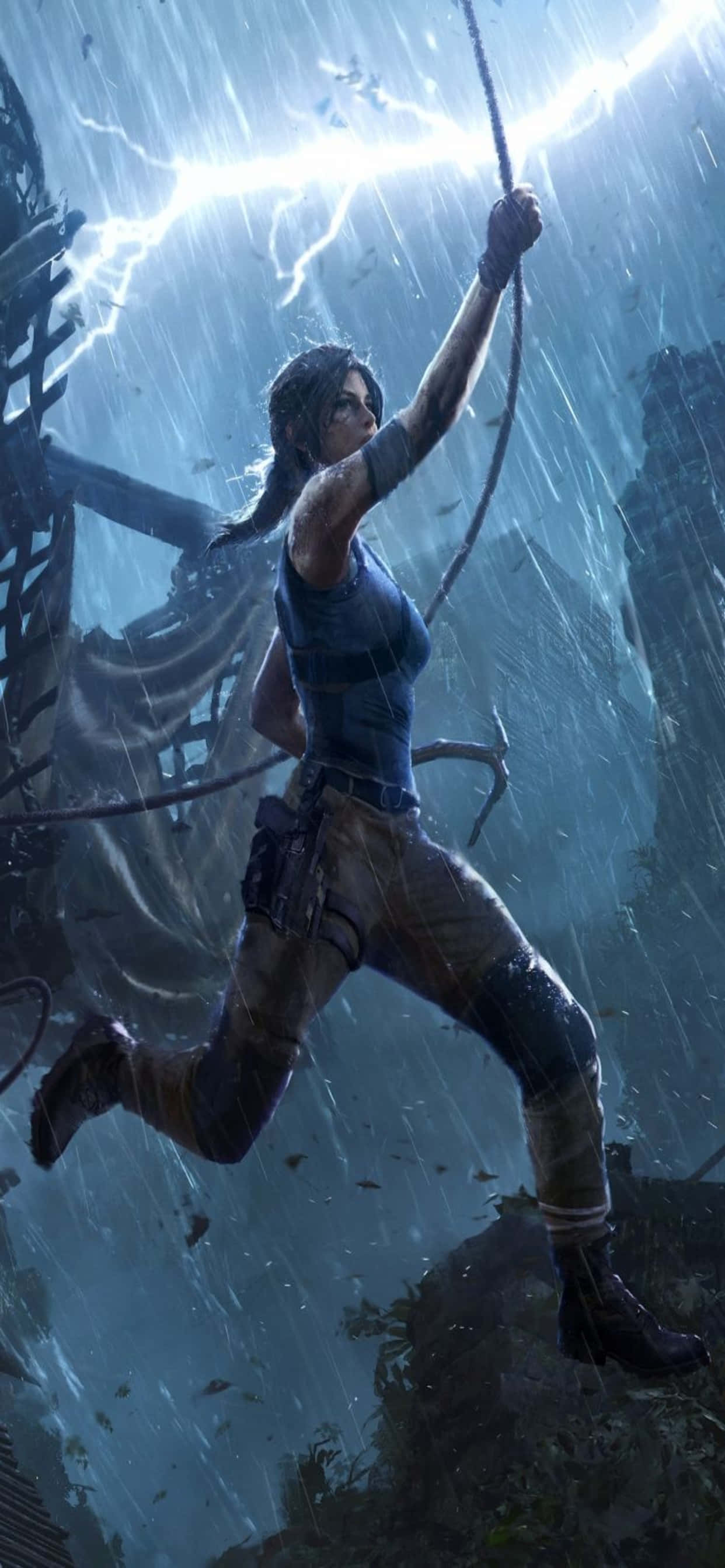Ακολουθήστε την περιπέτεια της Lara Croft με το iPhone Xs Max Ταπετσαρία