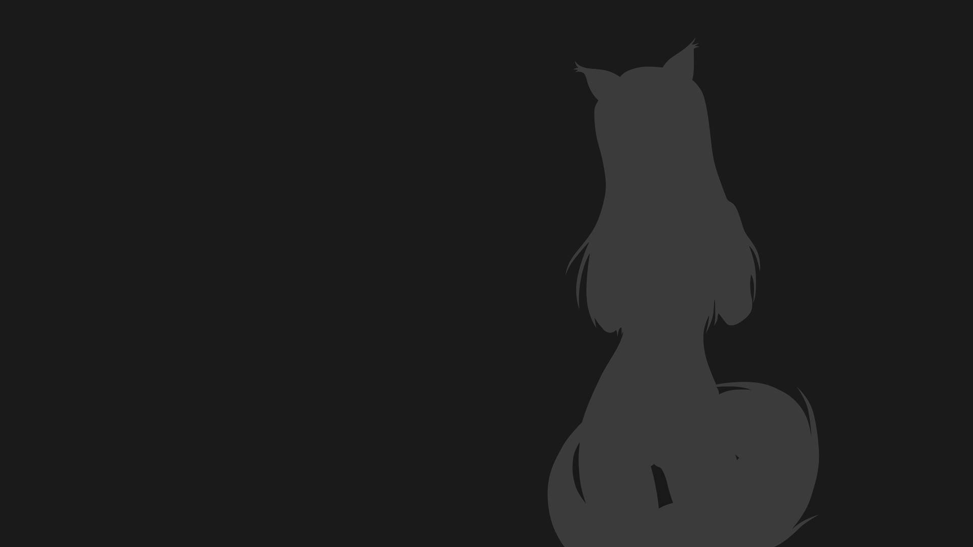 Αλεπού Κορίτσι Μινιμαλιστικό Anime Ταπετσαρία