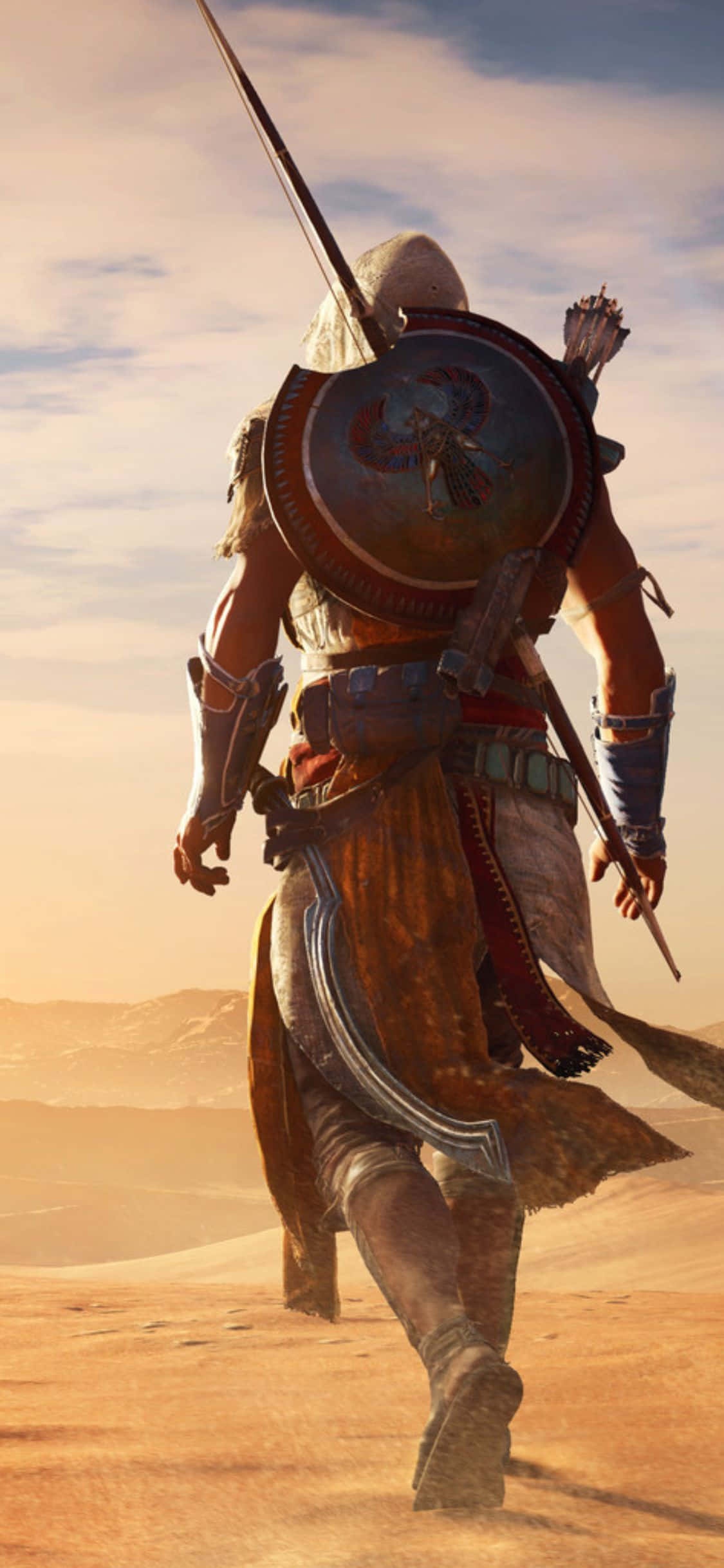 Ανέβα στις Μεγάλες Πυραμίδες στο iPhone X Assassin's Creed Origins! Ταπετσαρία