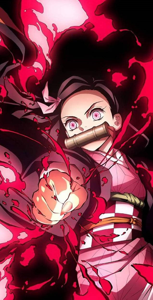 Ανιμέ Δαίμονας Νεζούκο Ταπετσαρία