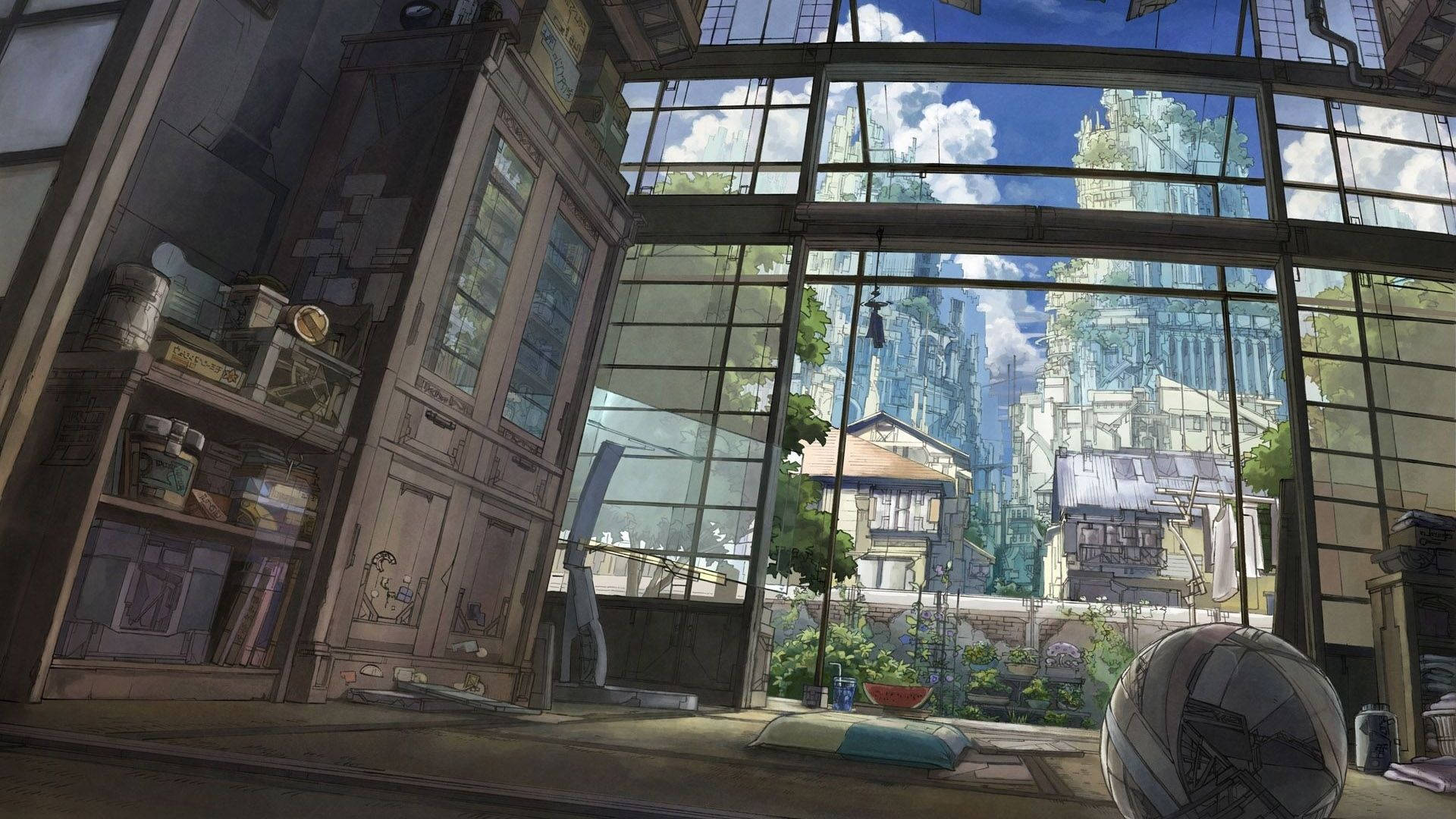 Ανοιχτό Δωμάτιο Anime Ταπετσαρία