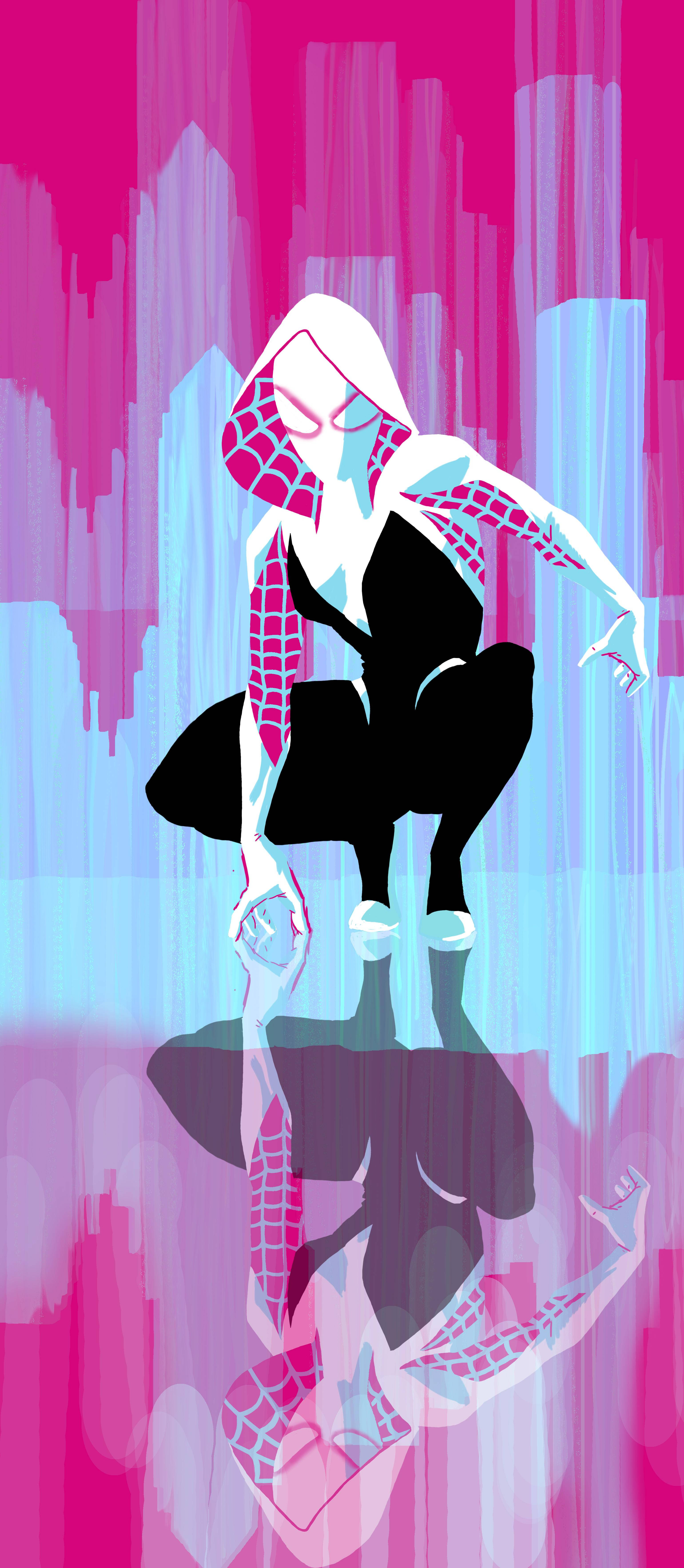 Αντανάκλαση Spider-Gwen Ταπετσαρία