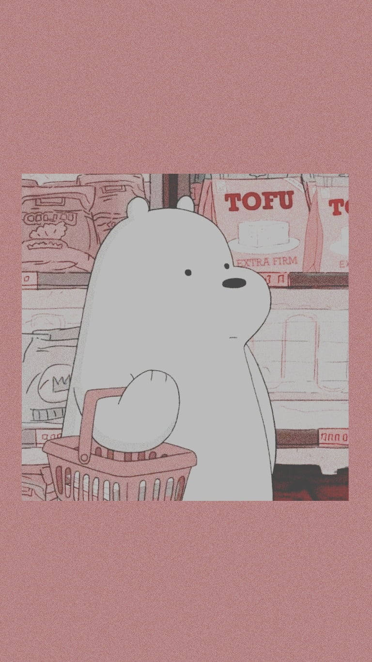 Απαλή Αισθητική του Ice Bear Ταπετσαρία