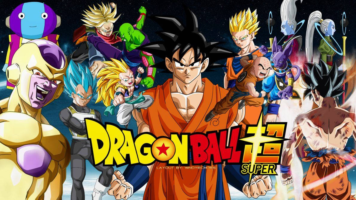 Dragon Ball Super broly San Goku, Vegeta και άλλοι χαρακτήρες με κακούς. δημοφιλές anime παγκοσμίως. — Dragon ball super GIF Ταπετσαρία