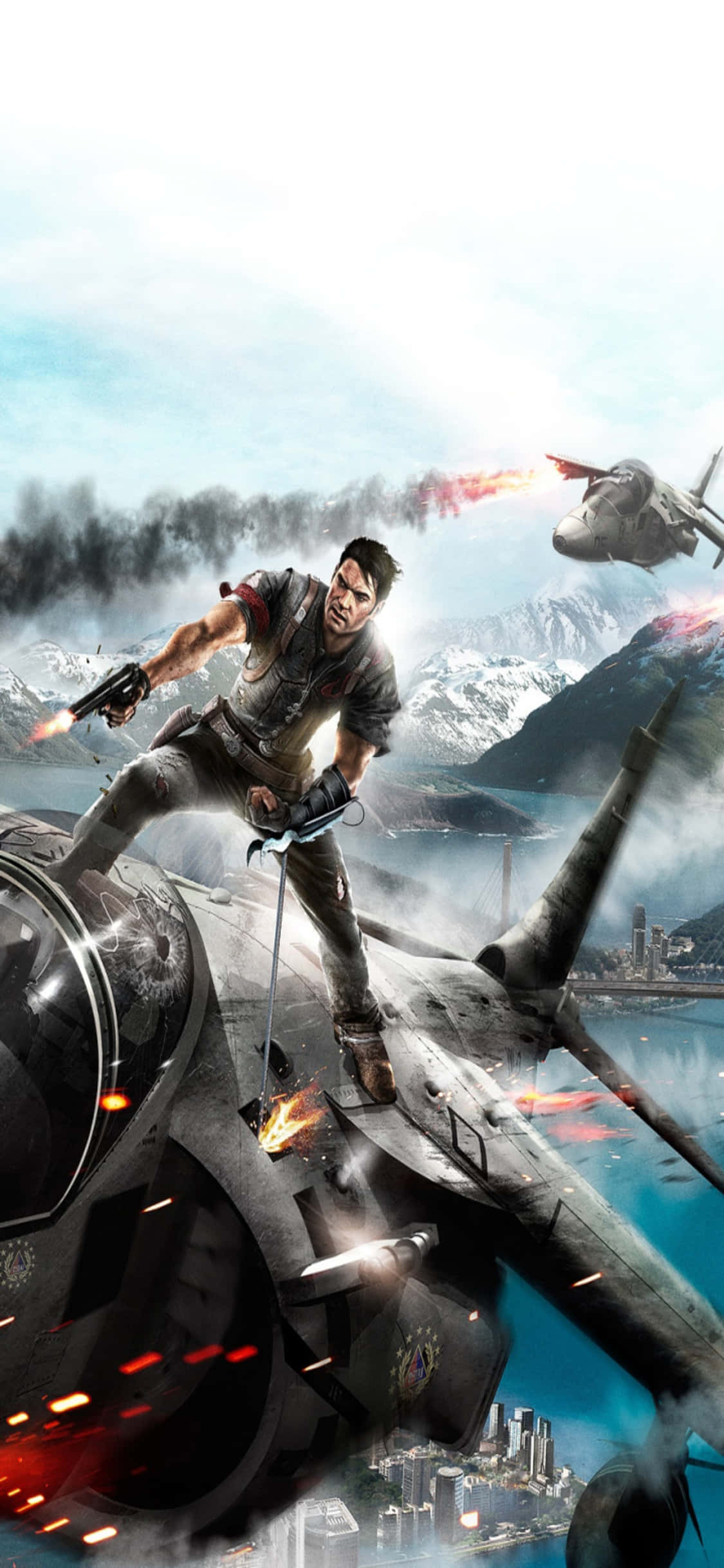 Απελευθερώστε το Χάος με το iPhone X και το Just Cause 4 Ταπετσαρία