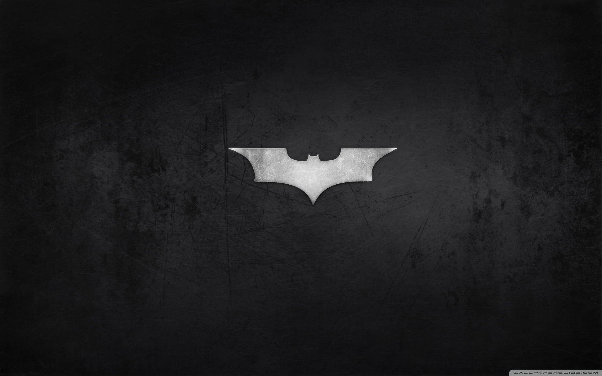 Απλό μεταλλικό λογότυπο Batman ταπετσαρία