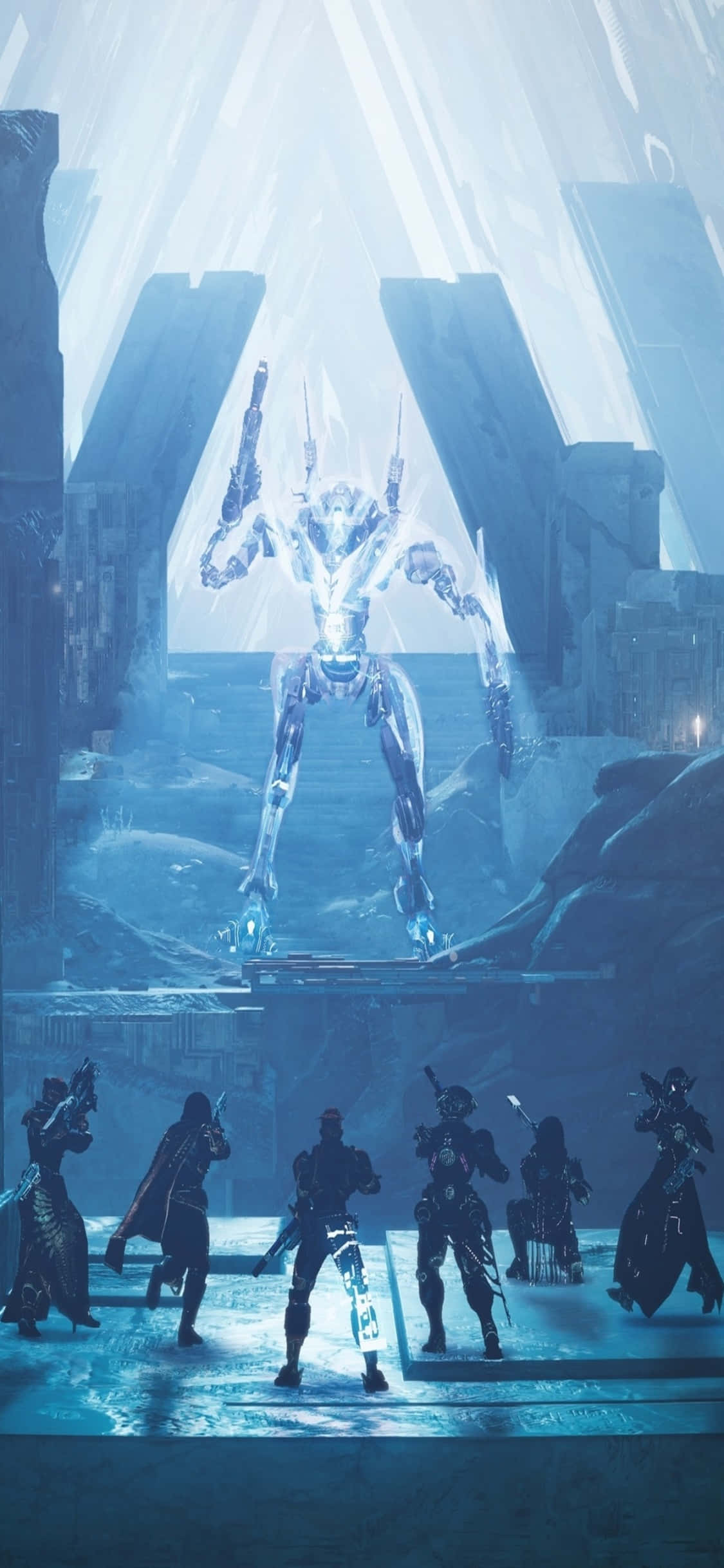 Απολαύστε τα Καταπληκτικά Γραφικά του Destiny 2 στην Υπερ-Υψηλής Ευκρίνειας Οθόνη του iPhone Xs Ταπετσαρία