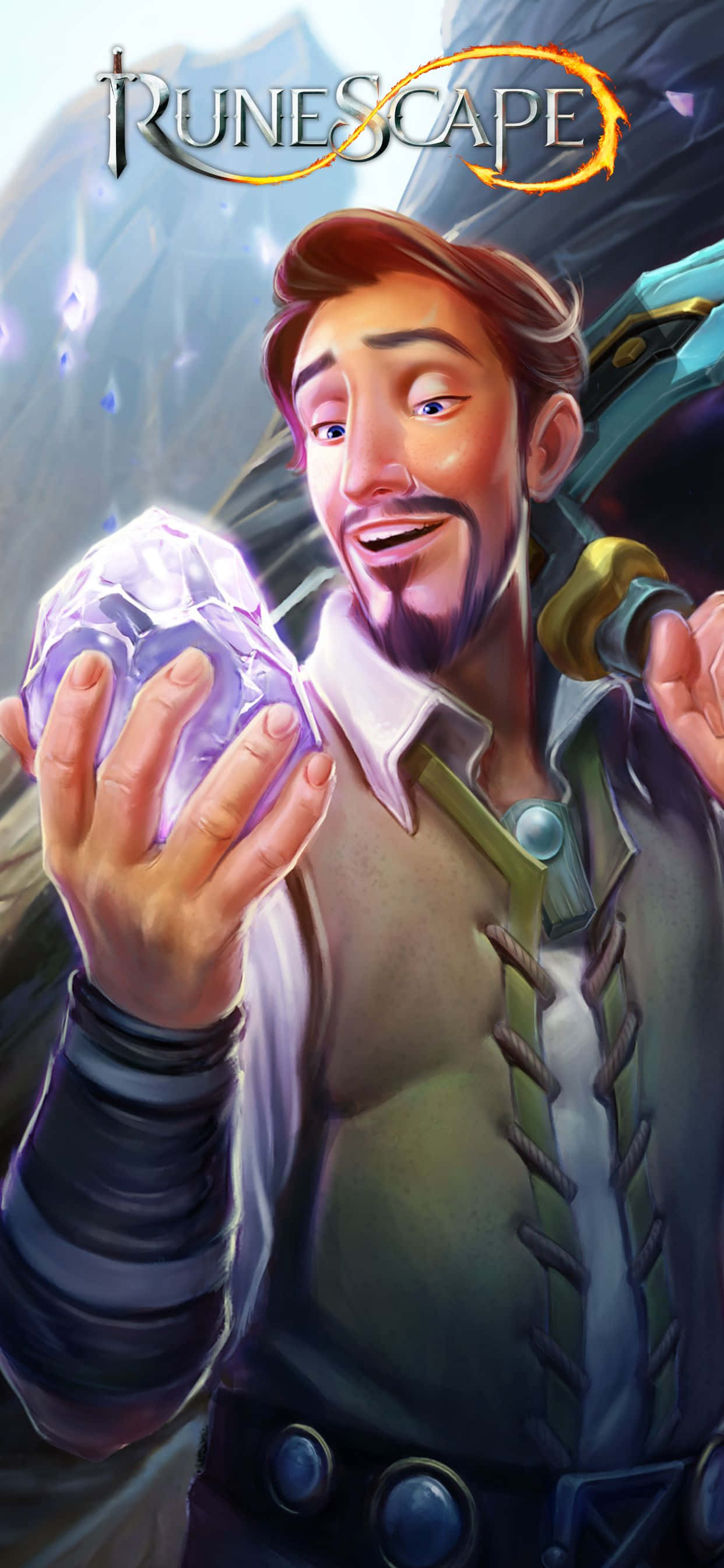 Απολαύστε τον κόσμο του Runescape σε εκπληκτική λεπτομέρεια στο Apple iPhone Xs Max Ταπετσαρία
