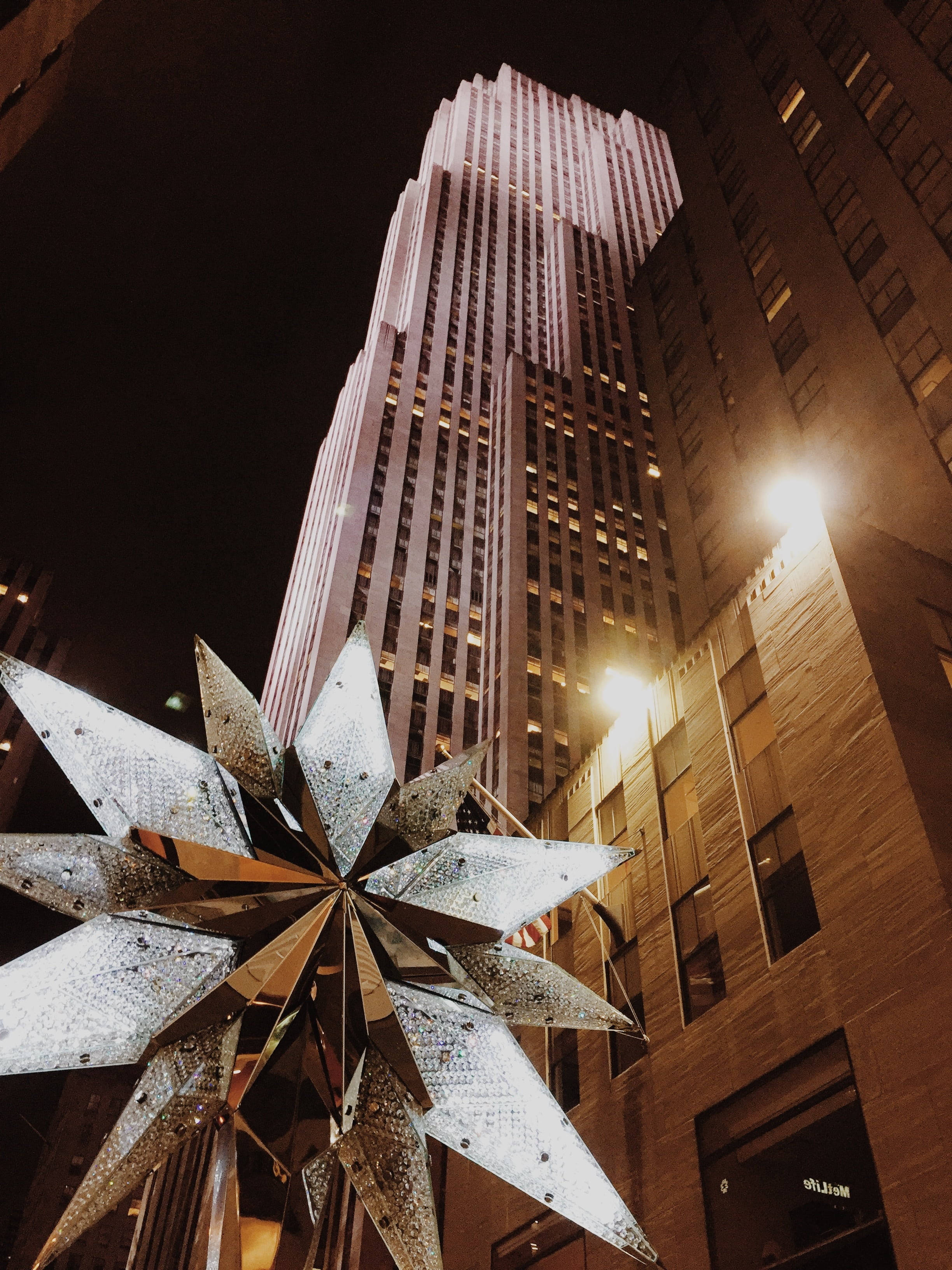 Αστέρι του Rockefeller Center για κινητό Ταπετσαρία
