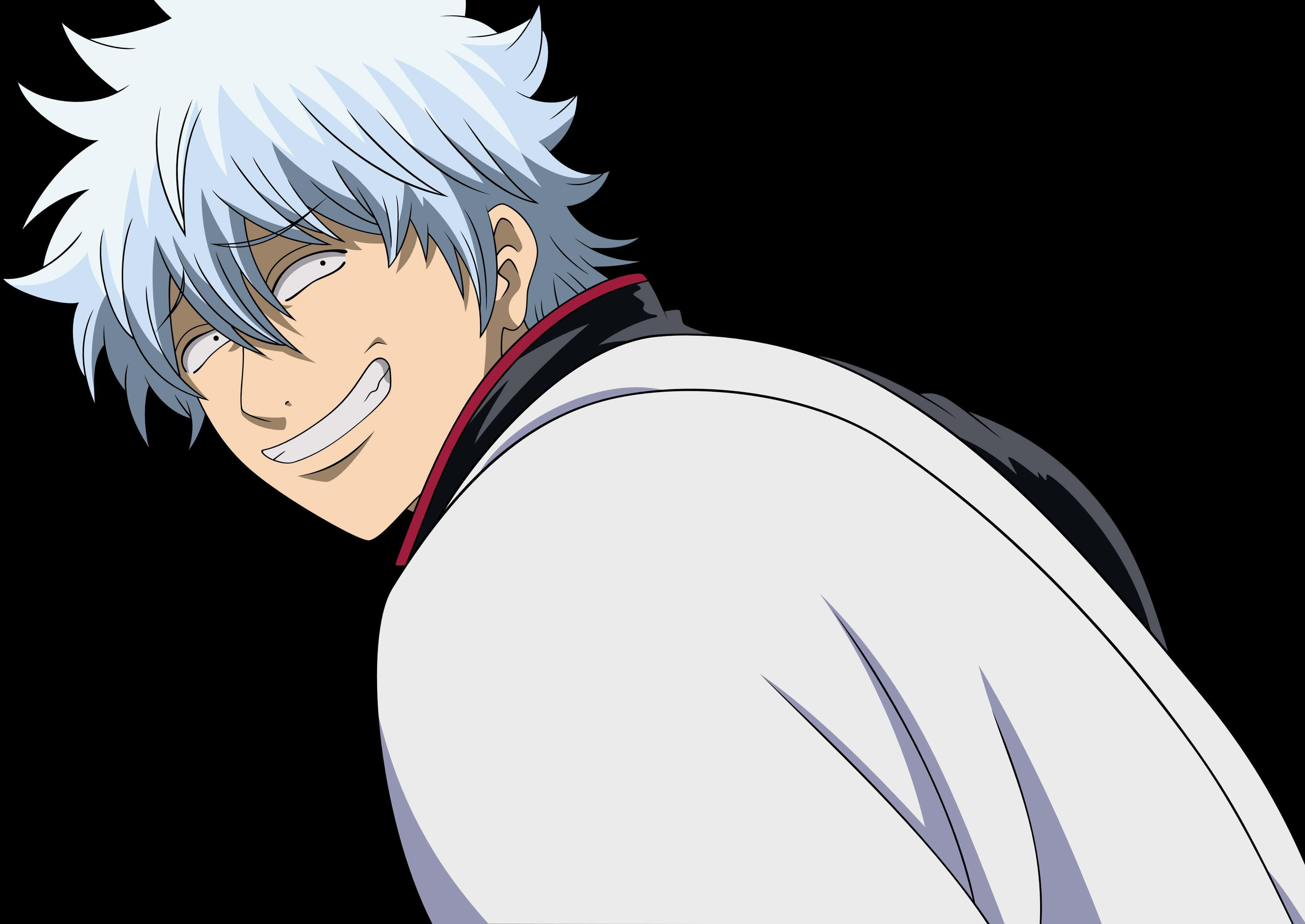Αστεία Anime Εικόνα Προφίλ Gintoki Sakata Ταπετσαρία
