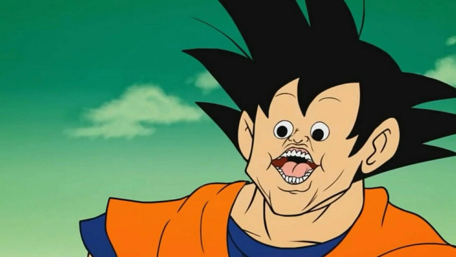 Αστεία Anime Φάτσα Meme Goku Ταπετσαρία