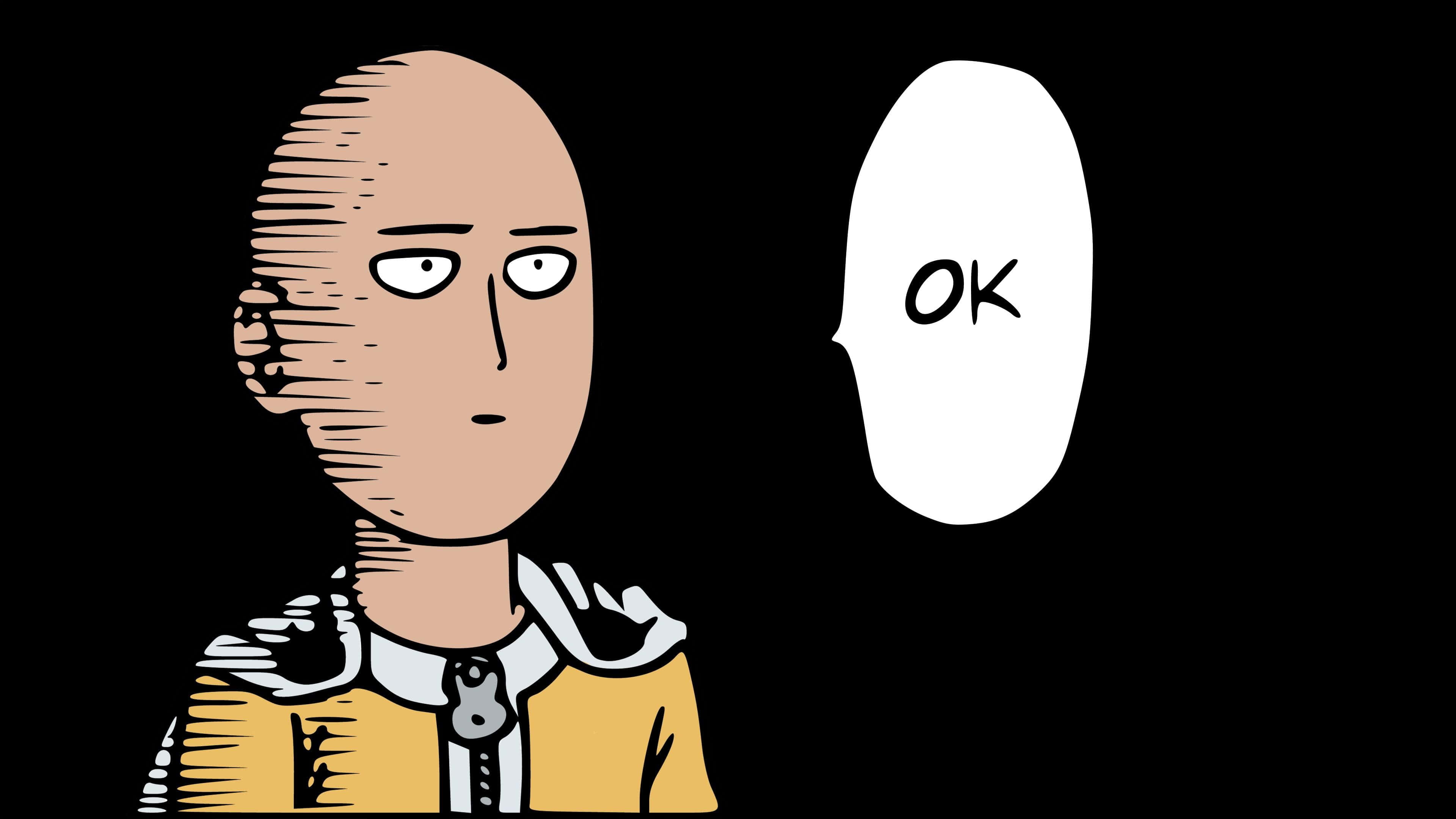 Αστεία Anime Φωτογραφία Προφίλ Saitama Ταπετσαρία