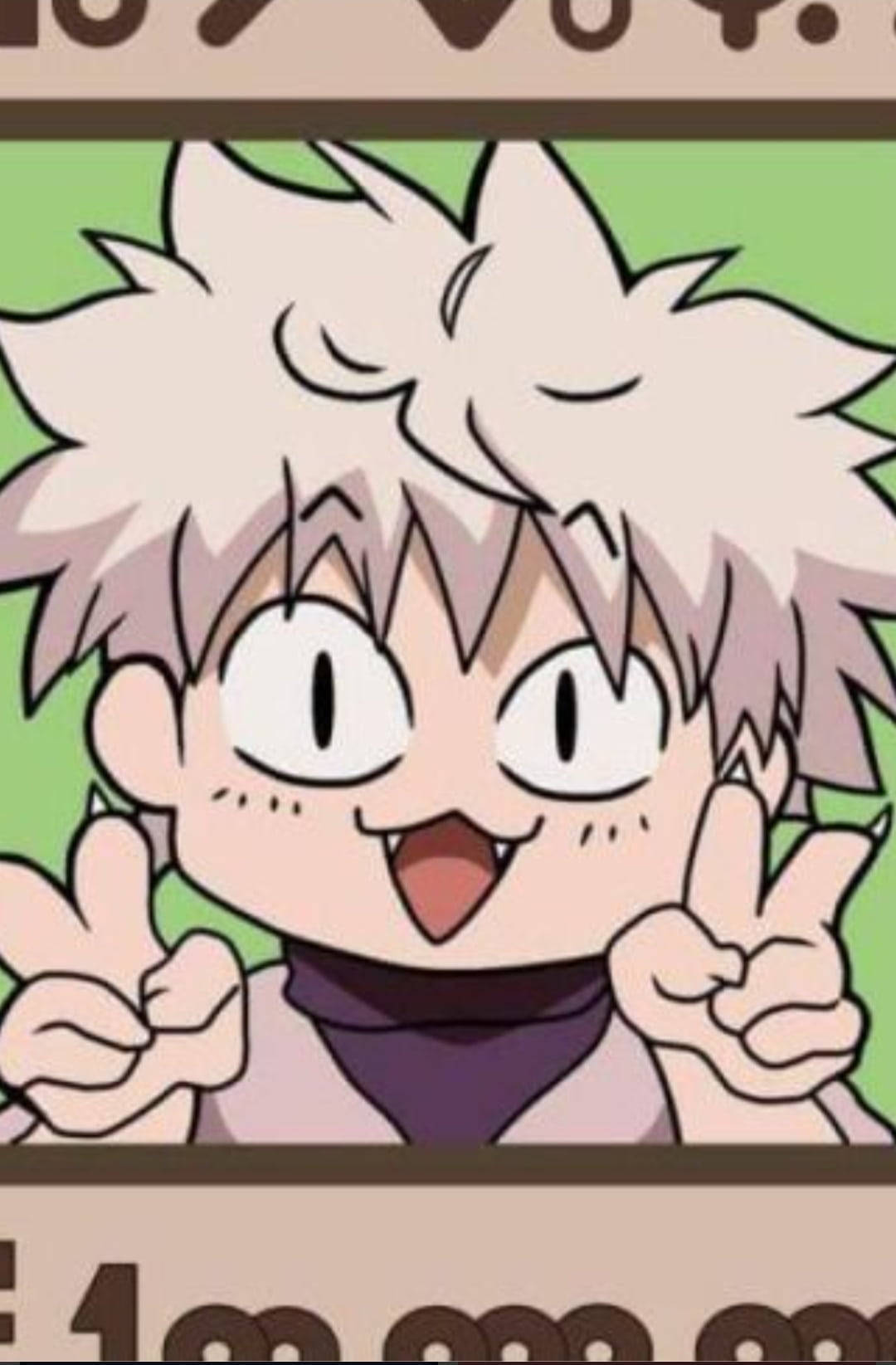 Αστεία Killua PFP Anime Fanart Hunter X Hunter Ταπετσαρία