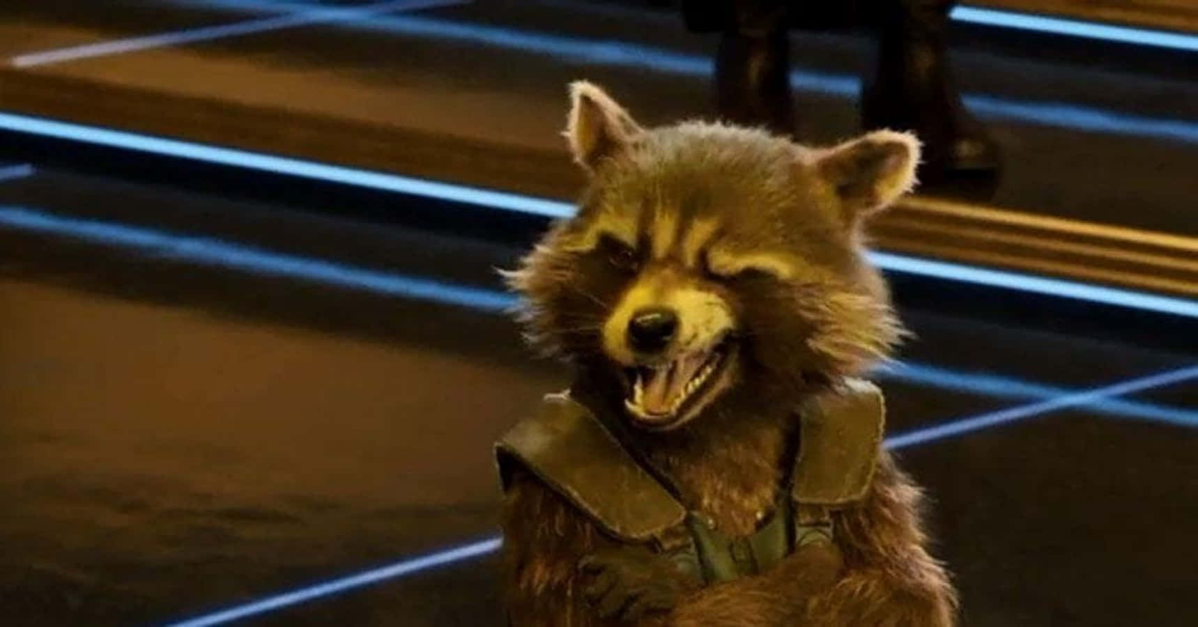 Αστεία Εικόνα Marvel Θυμωμένος Rocket Raccoon Φύλακες του Γαλαξία Ταπετσαρία