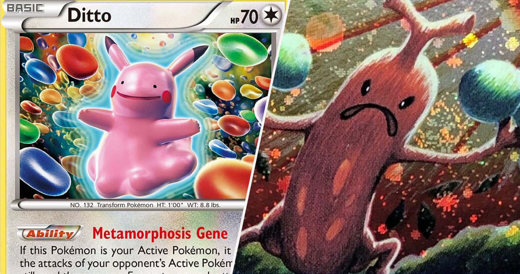 Αστεία εικόνα του Pokemon Ditto Ταπετσαρία