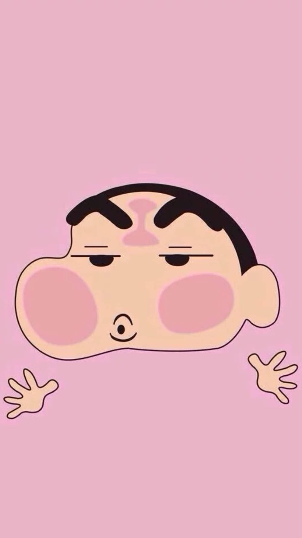 Αστείος Shin Chan Manga Χαρακτήρας iPhone Ταπετσαρία