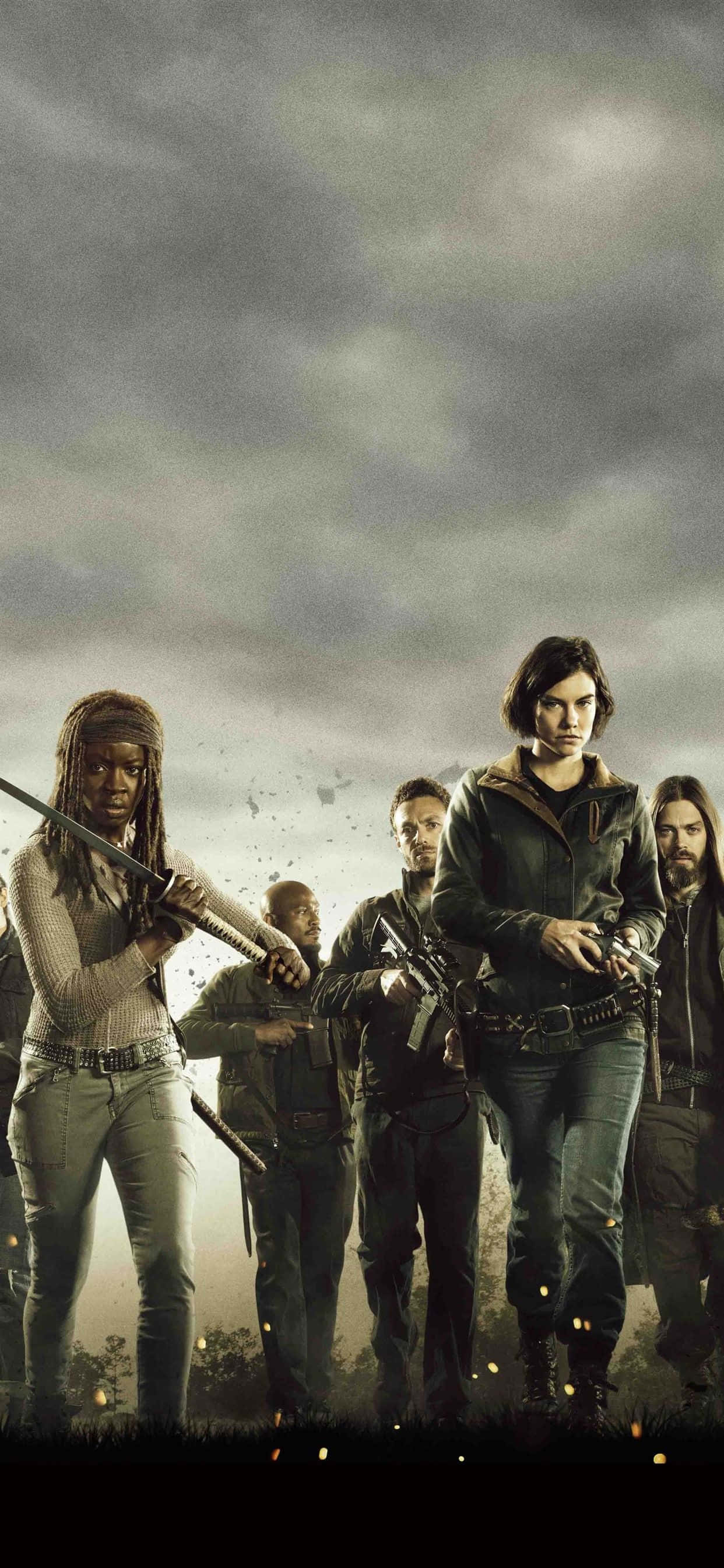 αφίσα της 5ης σεζόν του the walking dead Ταπετσαρία