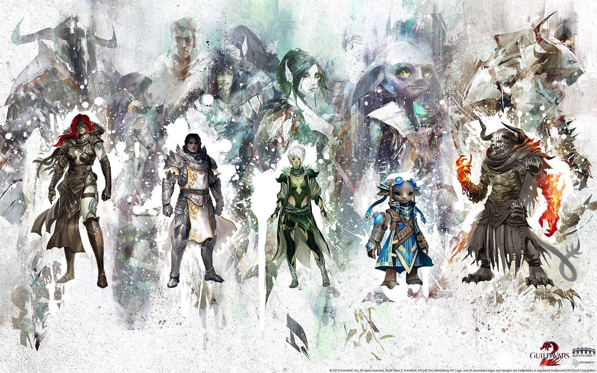 Αφηρημένη Τέχνη Guild Wars 2 Ταπετσαρία