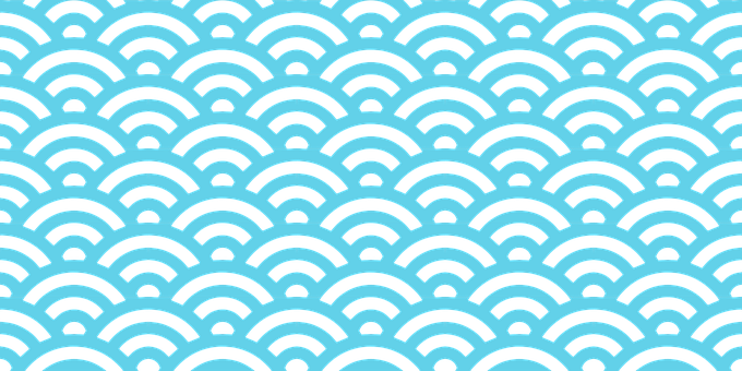 Αφηρημένο Μπλε Κυματοειδές Μοτίβο Ταπετσαρία