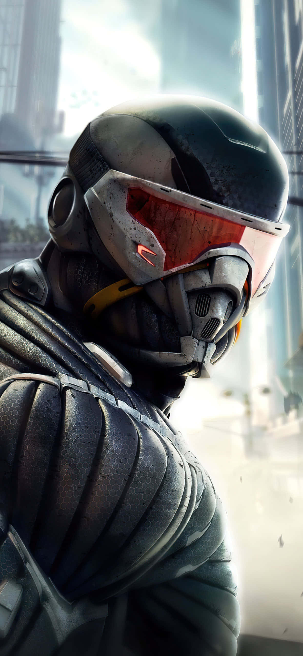 Βήμα στο μέλλον με το Apple iPhone Xs Max και το παιχνίδι Crysis Warhead Ταπετσαρία