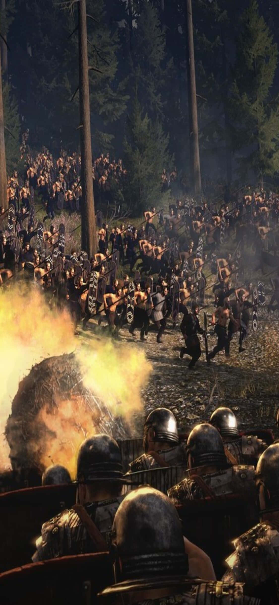 Βιώστε τη συγκίνηση του Total War: Rome II στο iPhone XS σας Ταπετσαρία