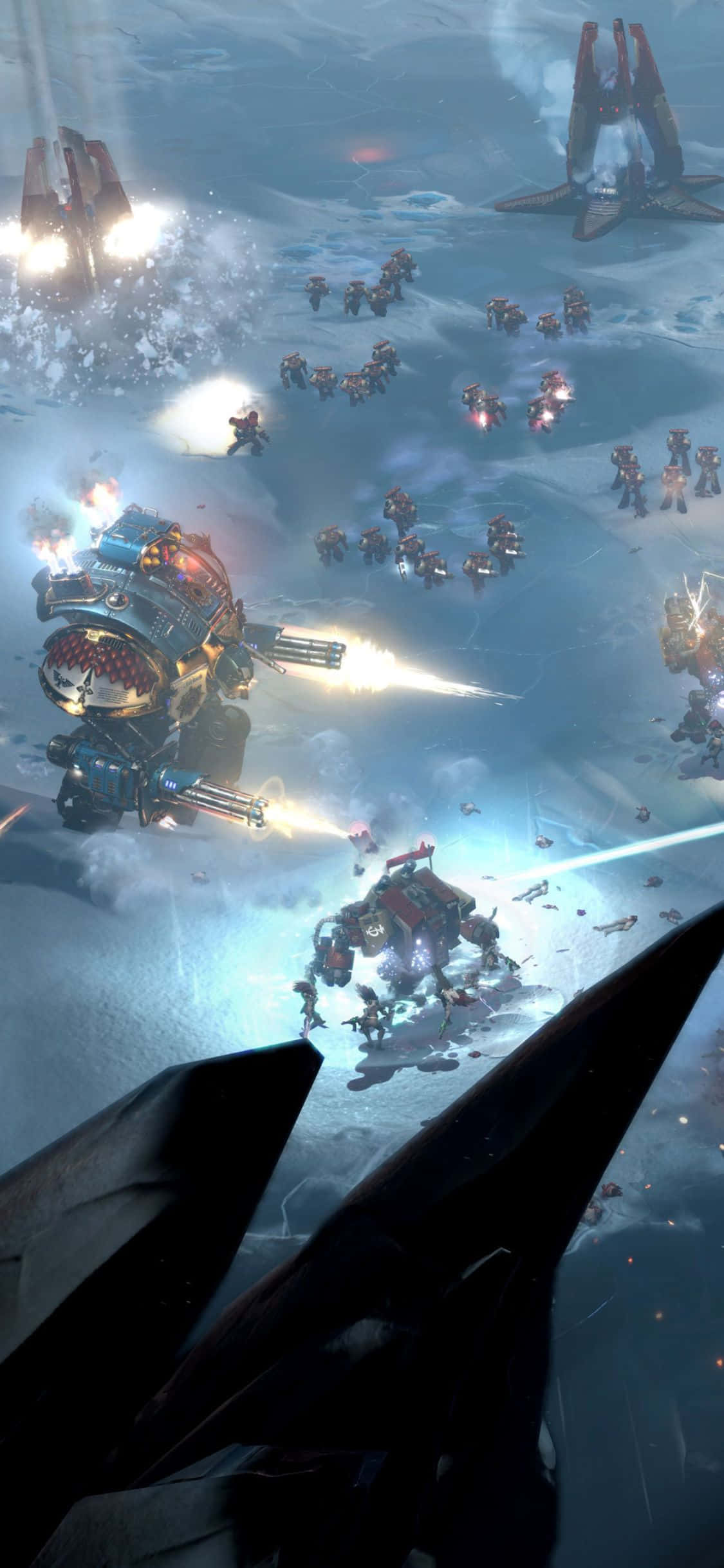 Βουτήξτε στη Μάχη με το iPhone XS Dawn Of War III Ταπετσαρία
