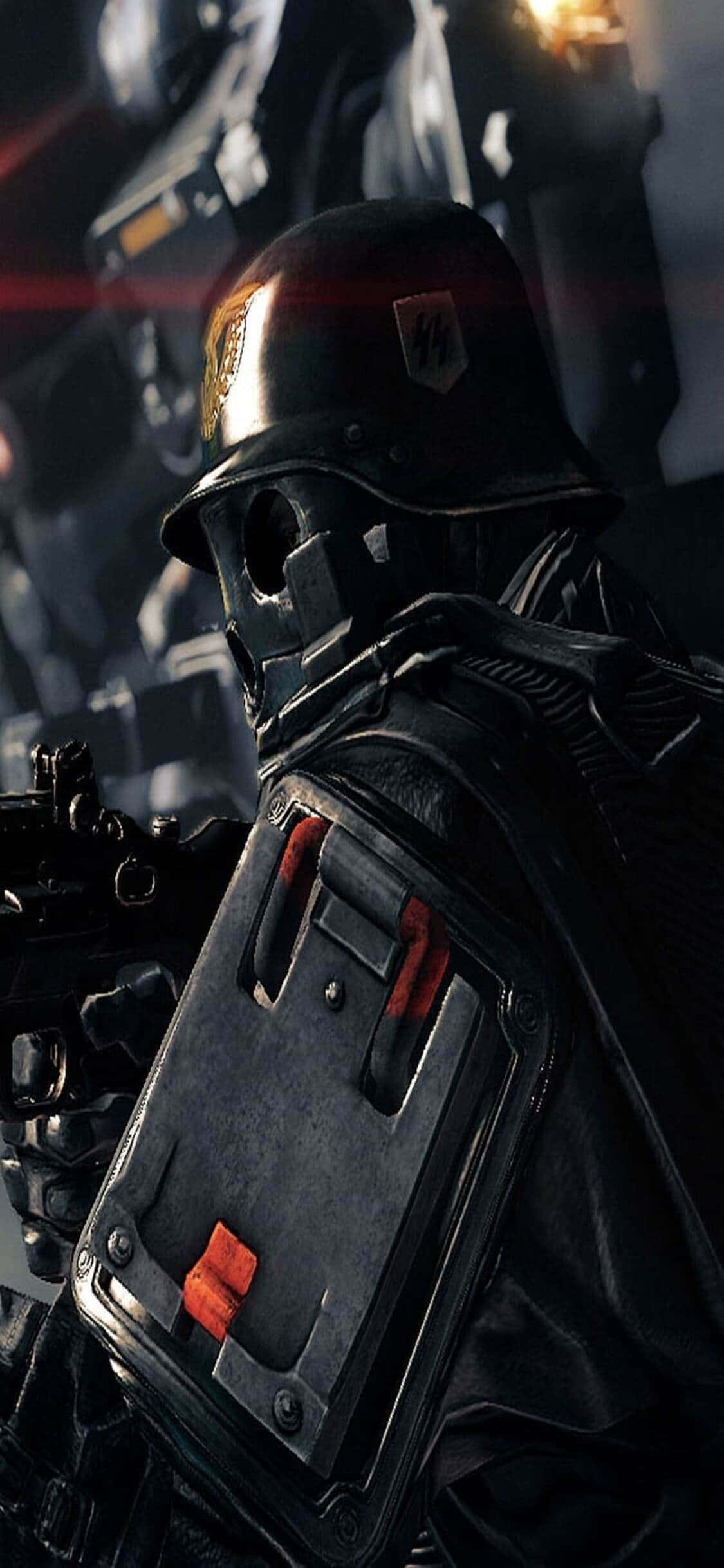 Βυθίσου στον κόσμο του Wolfenstein II στο νέο σου iPhone Xs! Ταπετσαρία