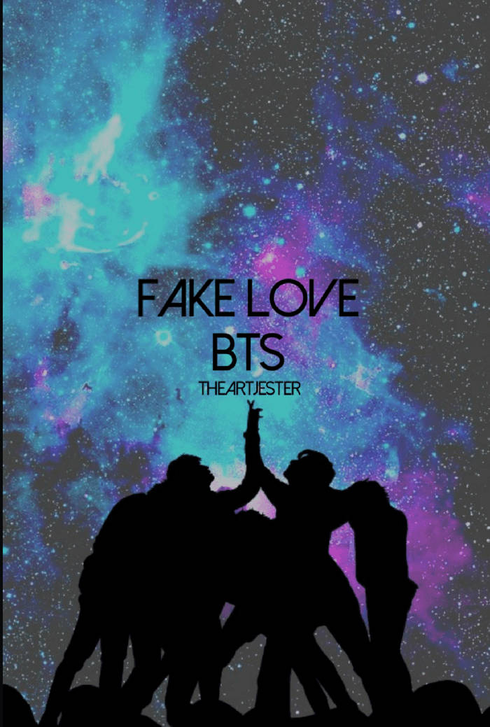 Γαλαξίας BTS Fake Love Ταπετσαρία