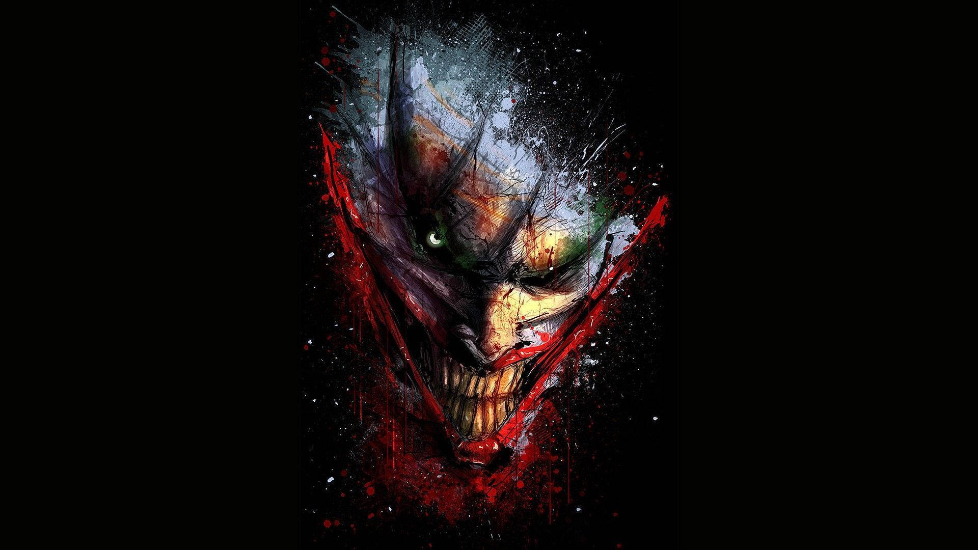 Ταπετσαρία Γδαρμένο Πρόσωπο του Τζόκερ — Joker Ταπετσαρία