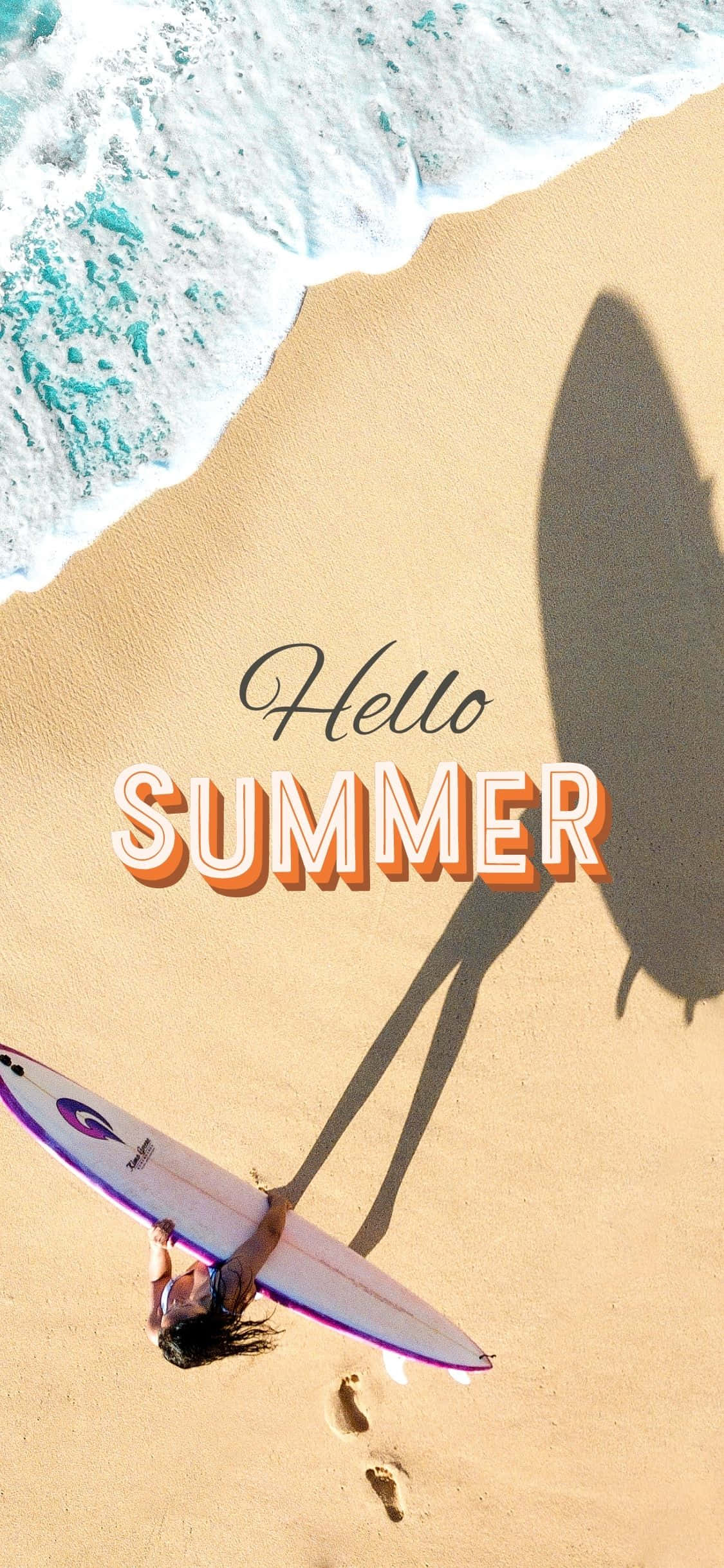 Γεια σου Καλοκαίρι Φόντο iPhone X Summer Ταπετσαρία