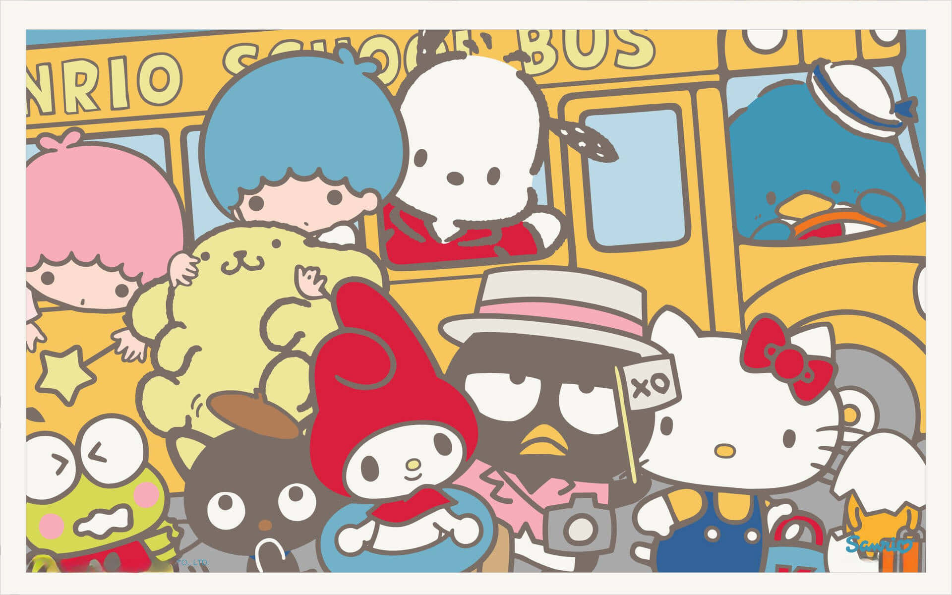 Γιορτάστε με τους Φίλους της Sanrio Ταπετσαρία