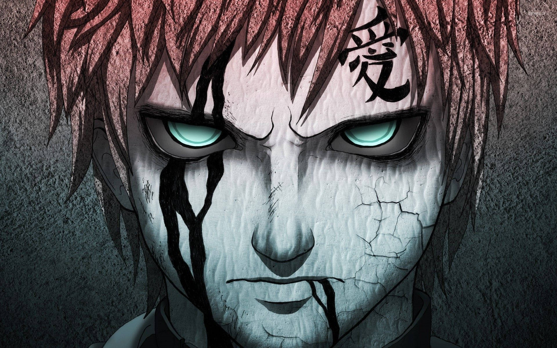 Μια εικόνα του Γκάαρα από το anime Naruto Shippuden για ταπετσαρία επιτραπέζιου υπολογιστή. — Naruto Ταπετσαρία